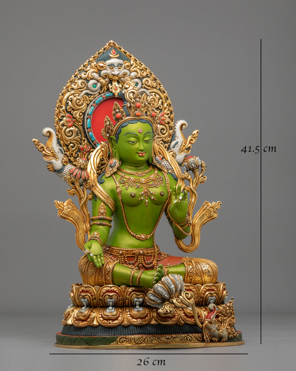 Green Tara Statue | Fearless Compassion and Grace