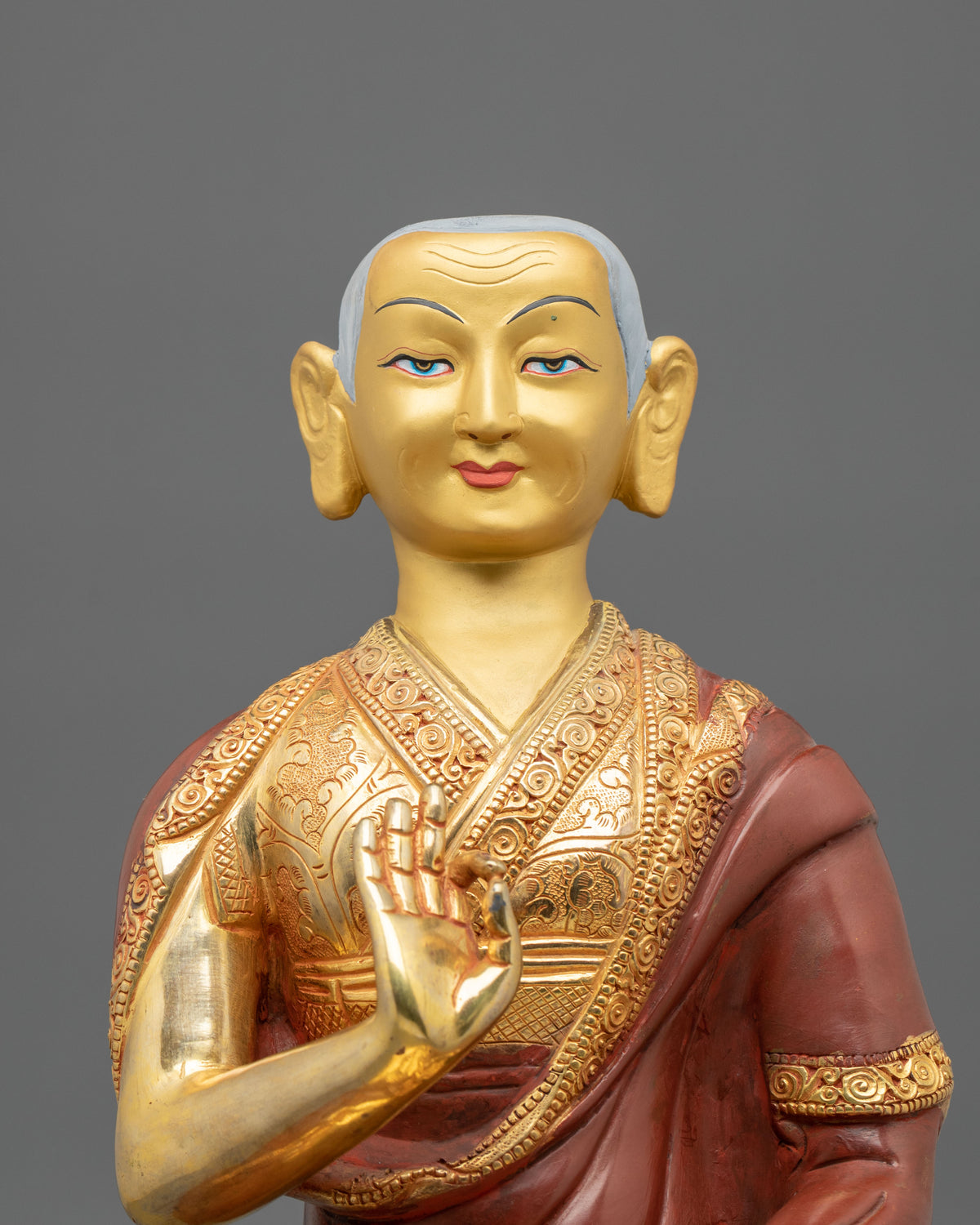Tsongkhapa with Disciples Statue Set | Master of the Gelug Tradition
