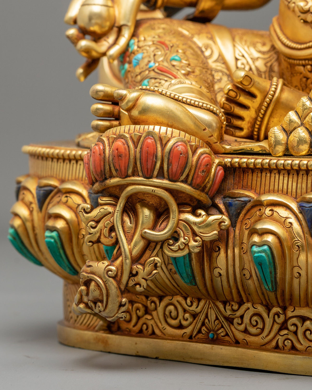 Dzambhala Figurine | Handcrafted Copper Wealth Form
