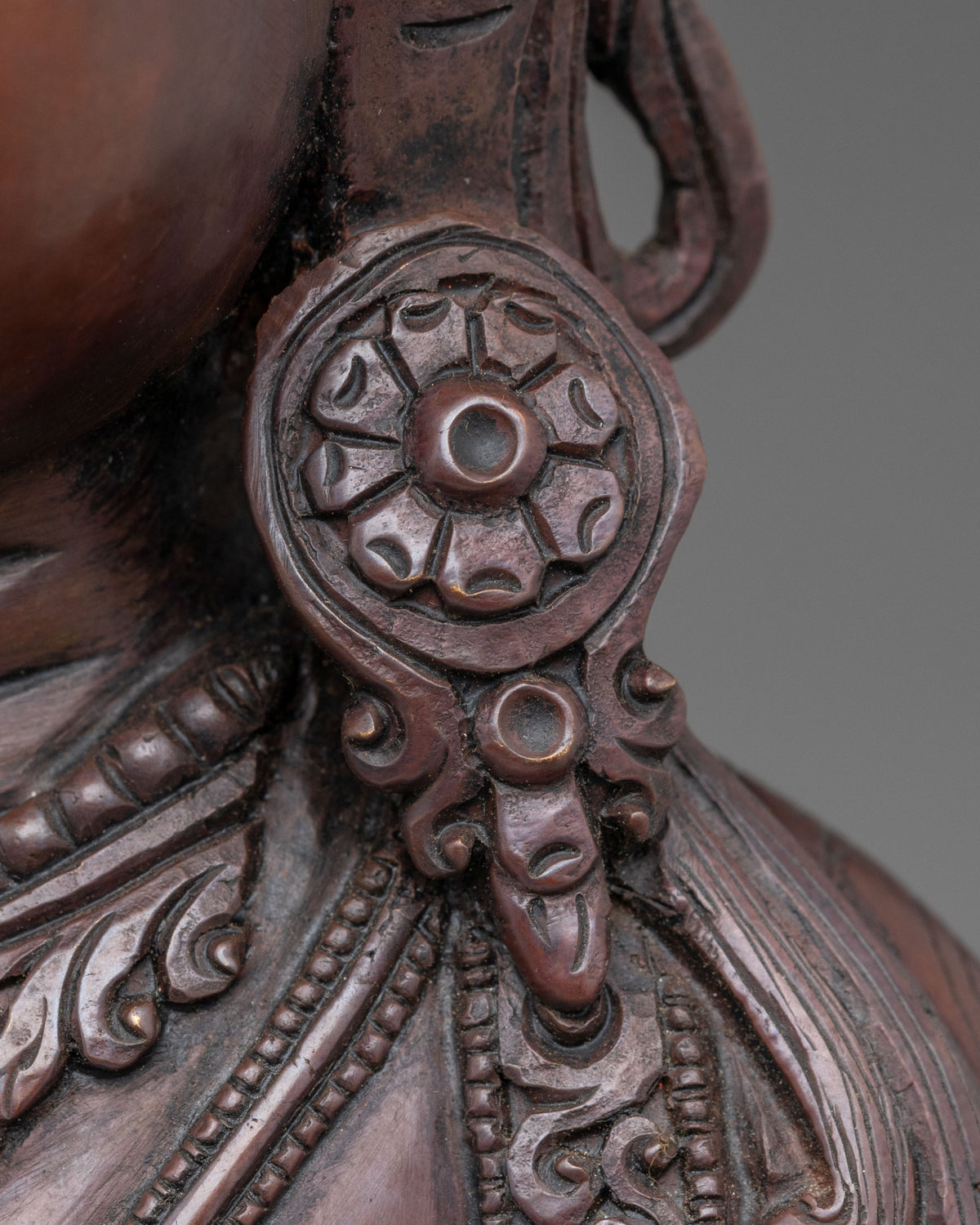 Amitayus Oxidized Copper Statue | The Buddha of Infinite Life