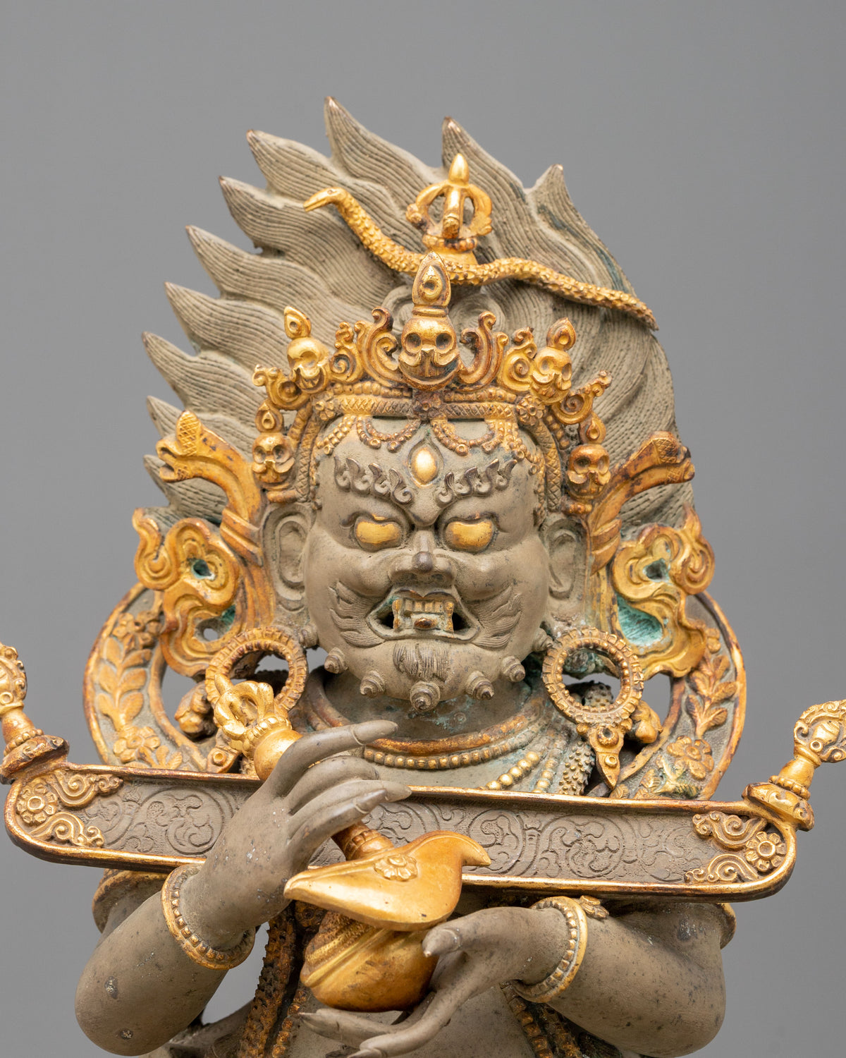 Shakya Mahakala Statue | Wrathful Guardian of Wisdom