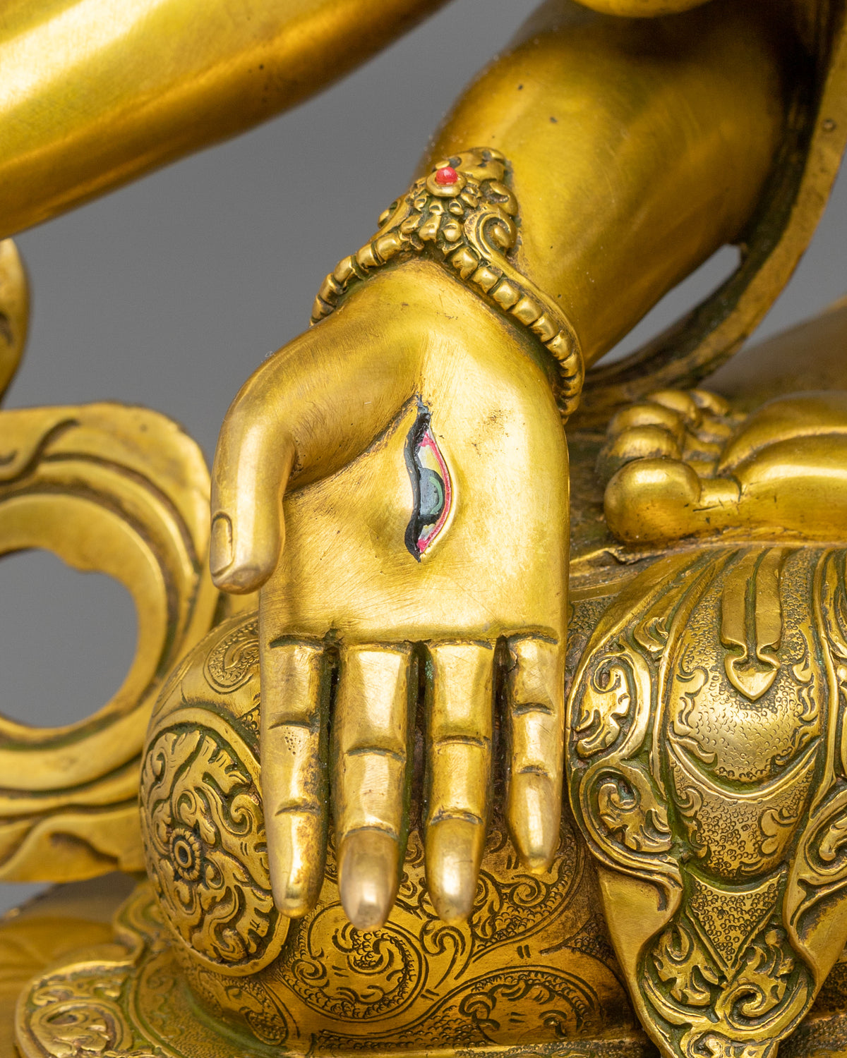 Namgyalma Sculpture | 24K Gold Gilded Tibetan Buddhist Deity Artwork