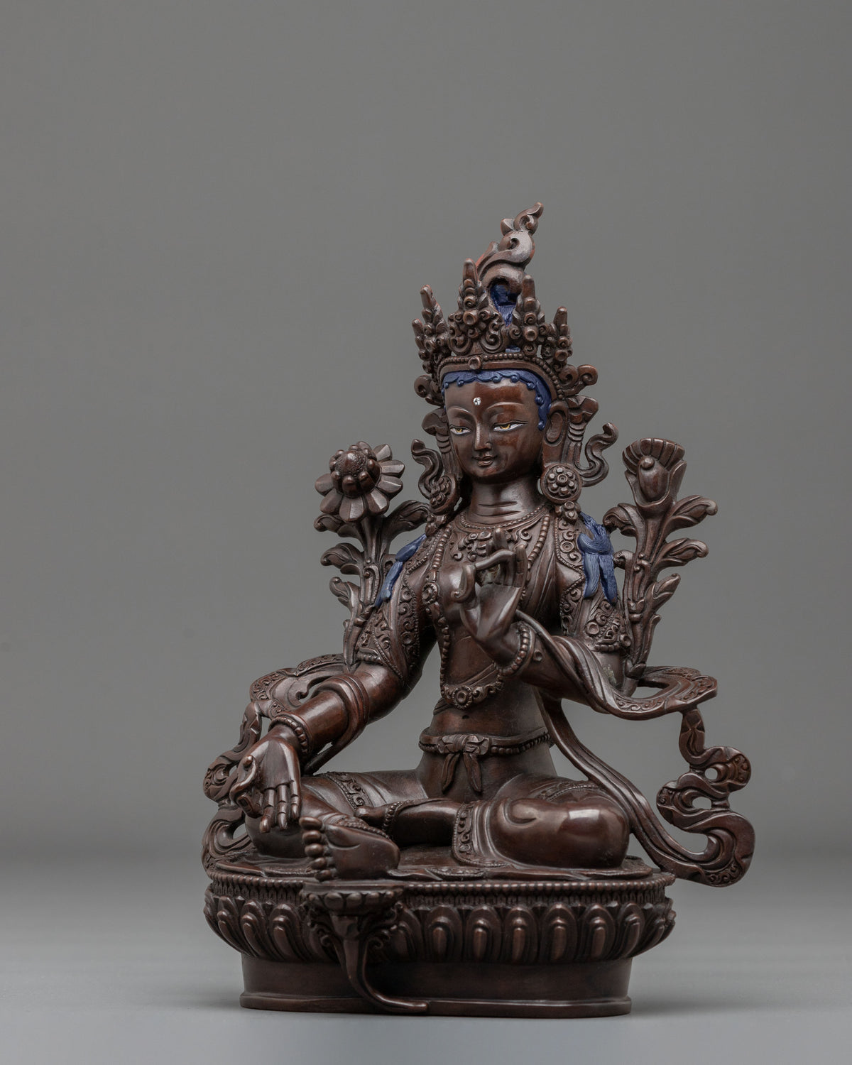 Guide to Liberation Green Tara Statue | Deity of Compassion and Swift Action