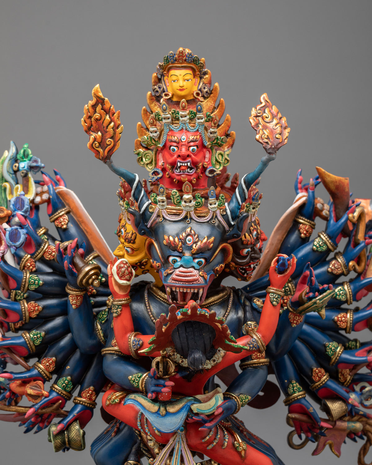 Protector Yamantaka Statue | Handcrafted in Nepal