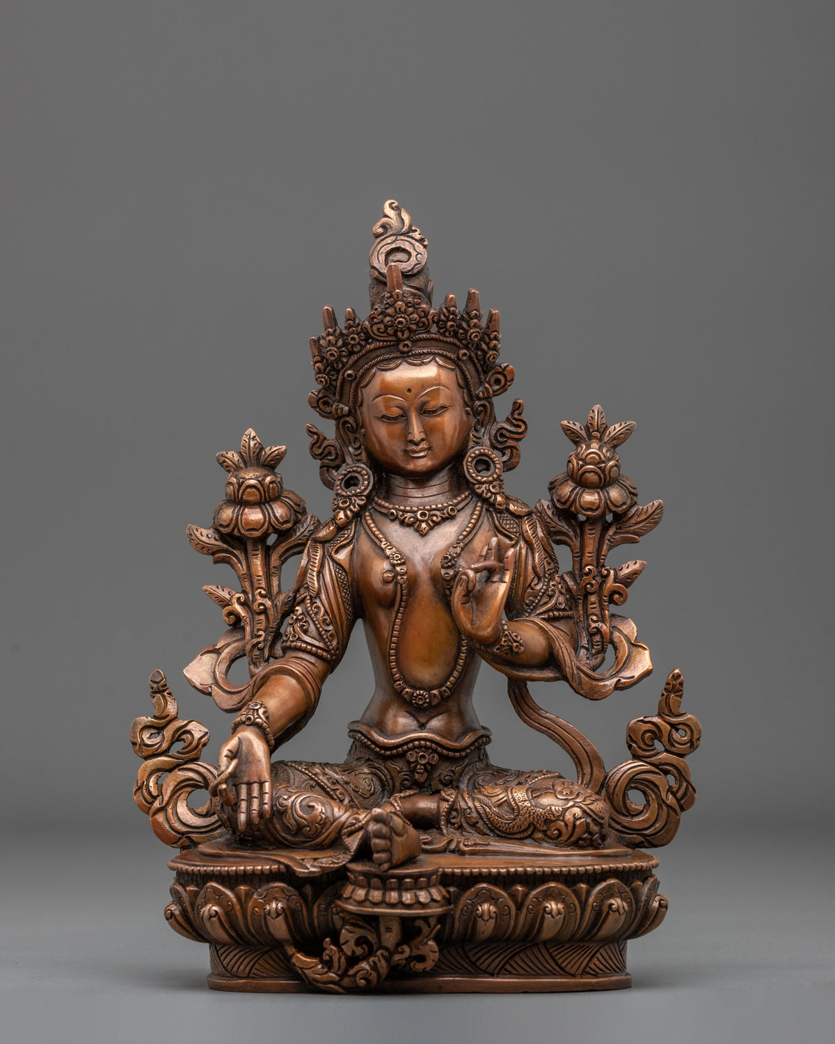 Green Tara Statue | The Grace of Compassion