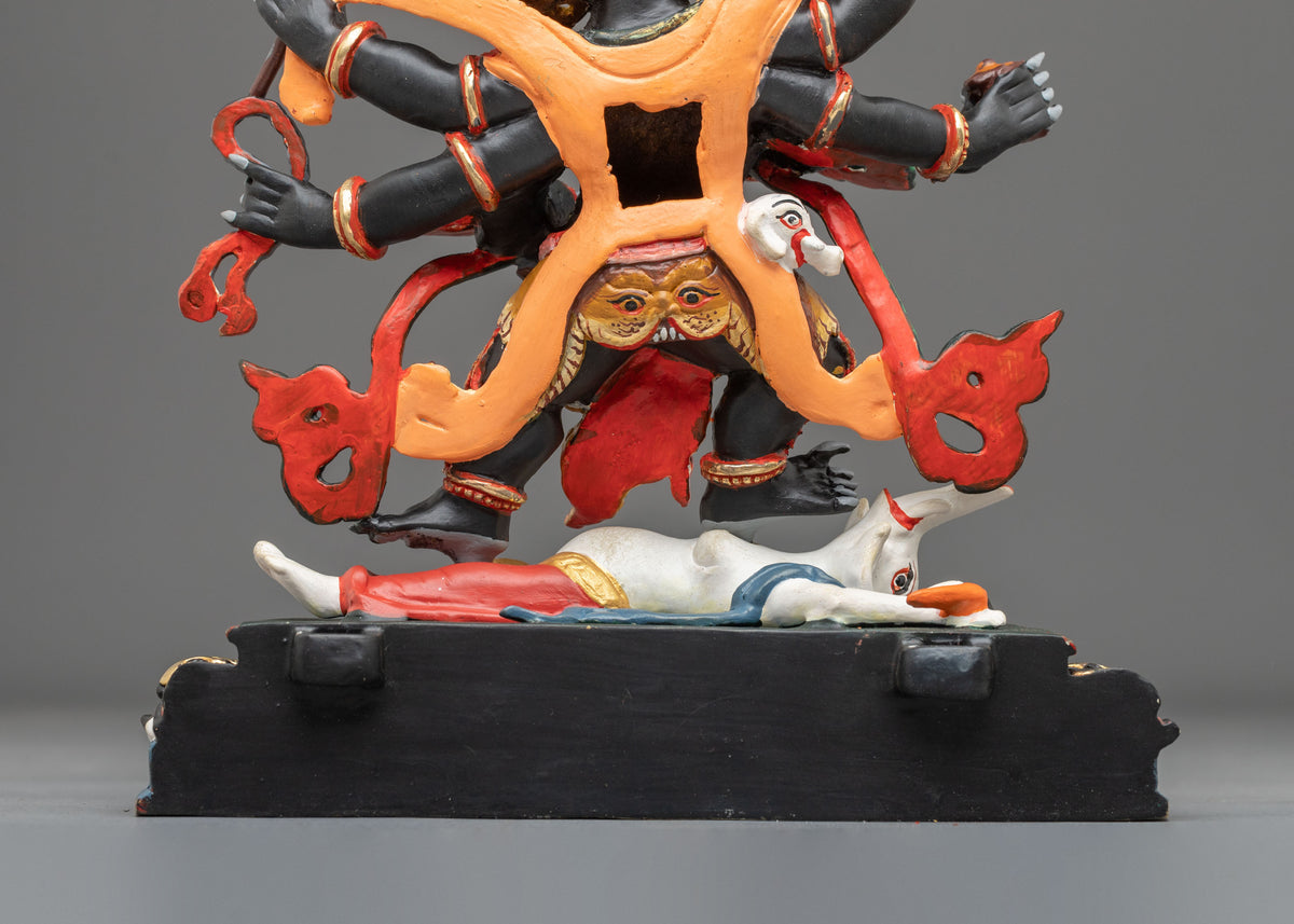 Six-Armed Mahakala Sculpture | Buddhist Protector