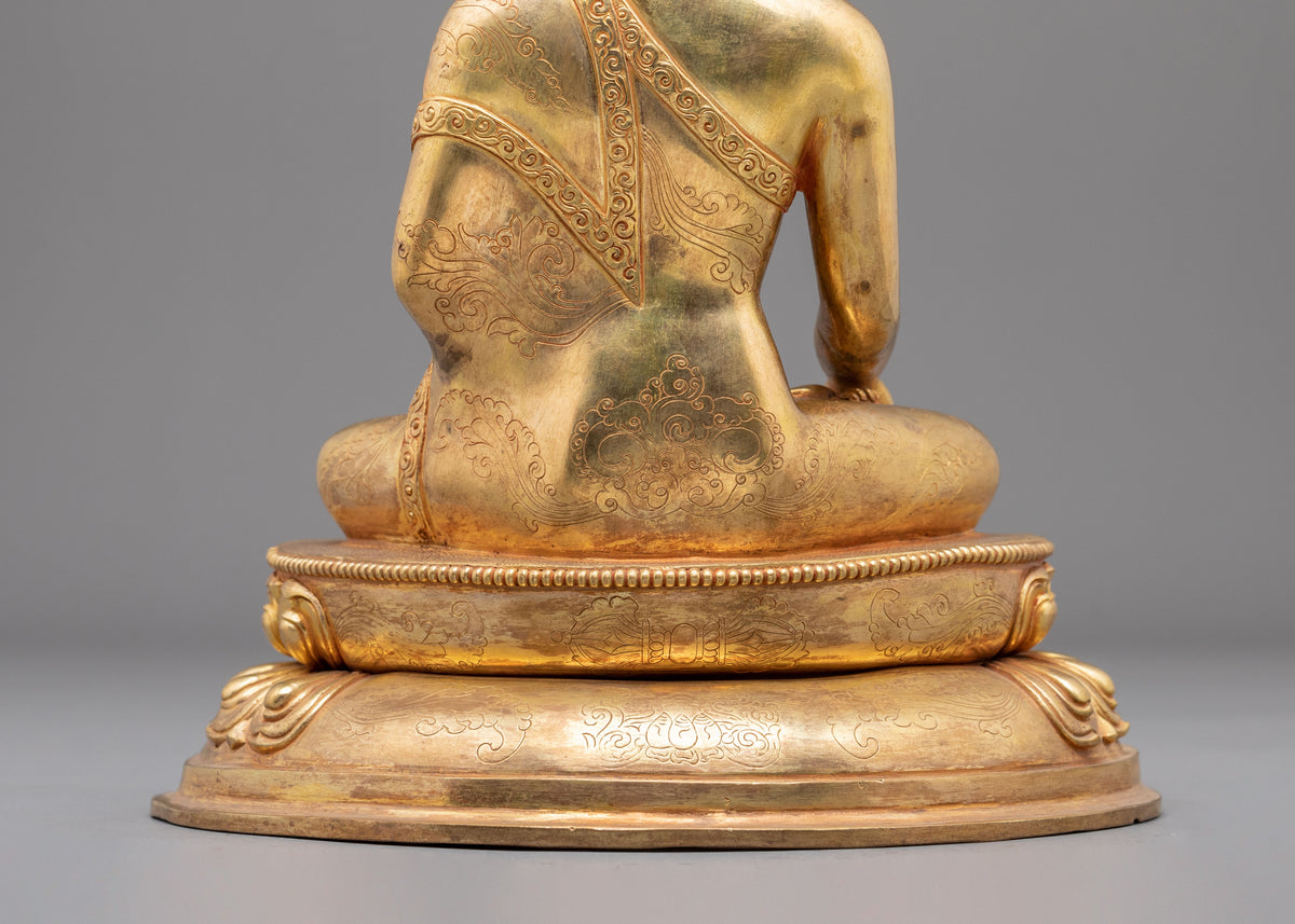 Crown Shakyamuni Buddha Statue | Form of Enlightenment