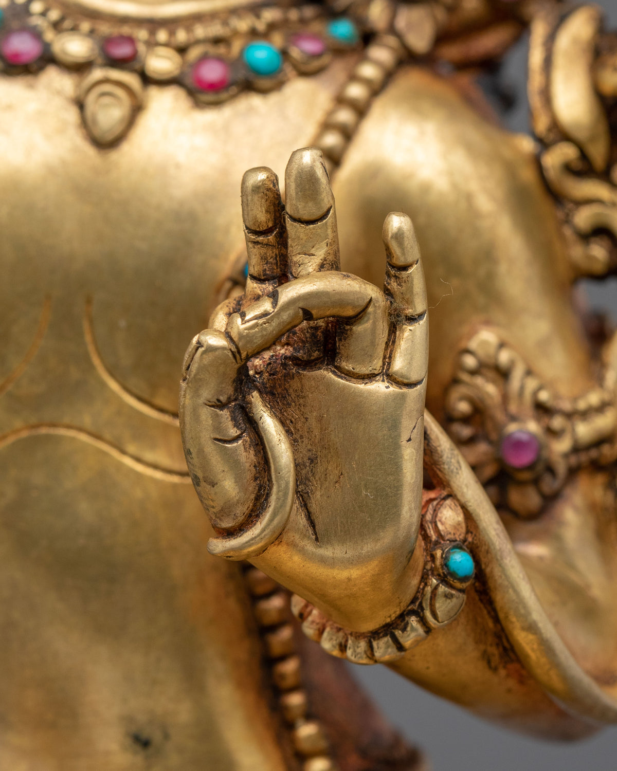 Maha Manjushri Traditional Sculpture | Traditional Buddhist Art