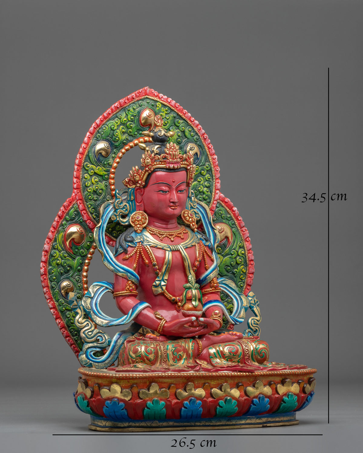 Amitayus Meditation Altar Statue | Buddha of Infinite Life and Longevity