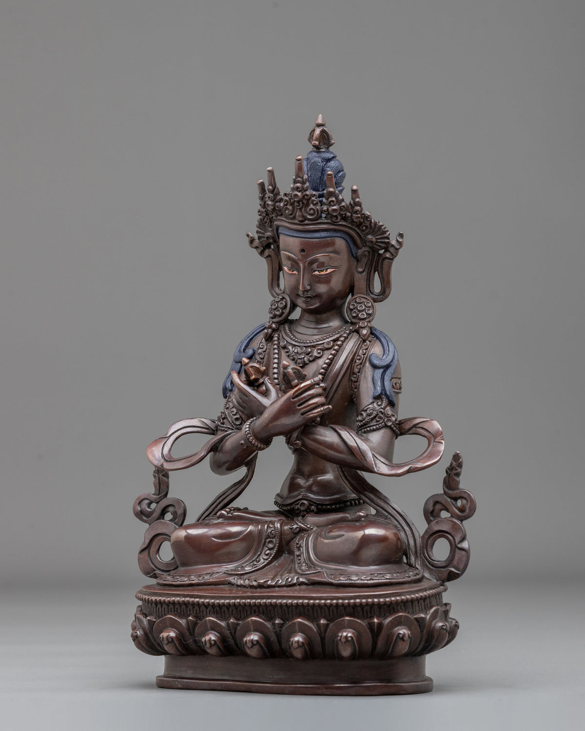 Vajradhara Oxidized Copper Statue | The Primordial Buddha