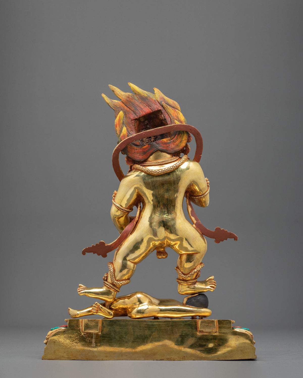 Black Jambhala Statue | Wrathful Wealth Deity
