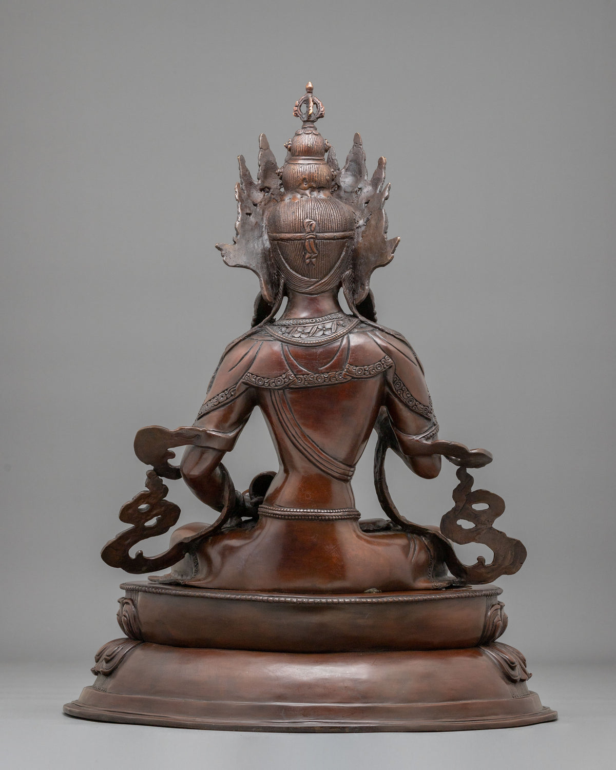 Vajrasattva Buddha Statue | Handcrafted Oxidized Copper Statue