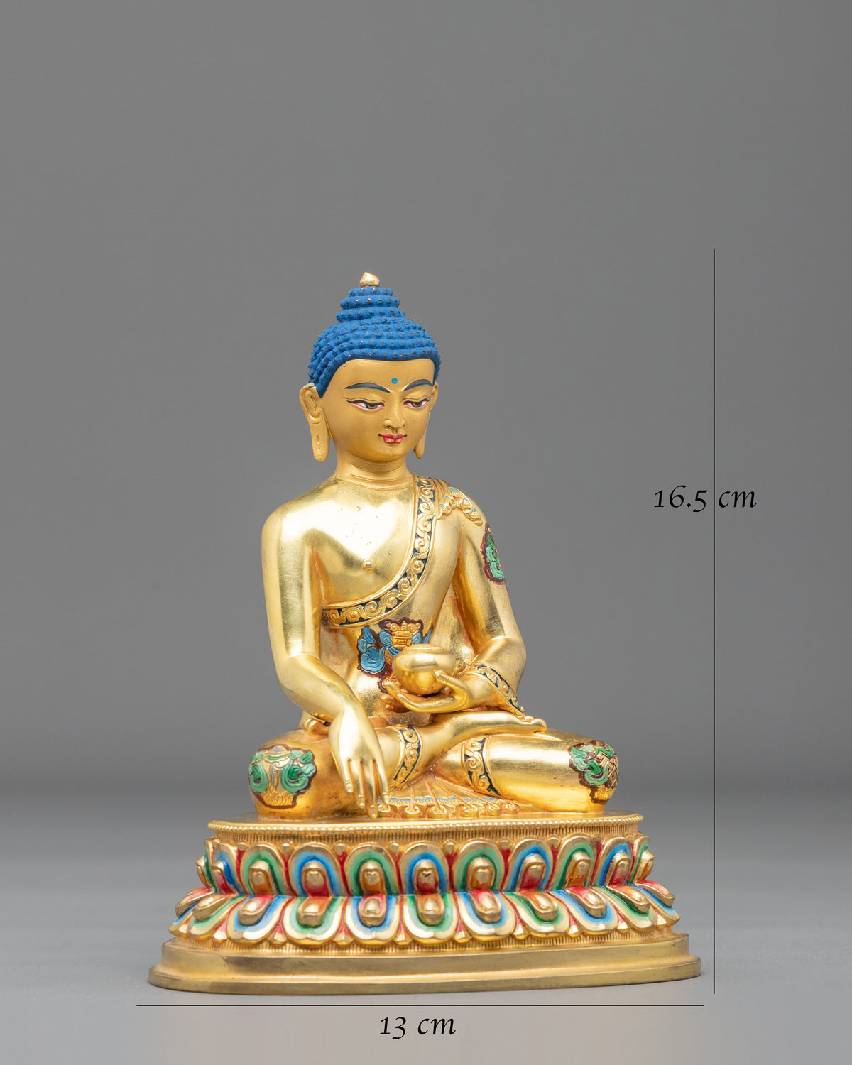 Gautama Buddha Figurine | Handcrafted Copper Statue