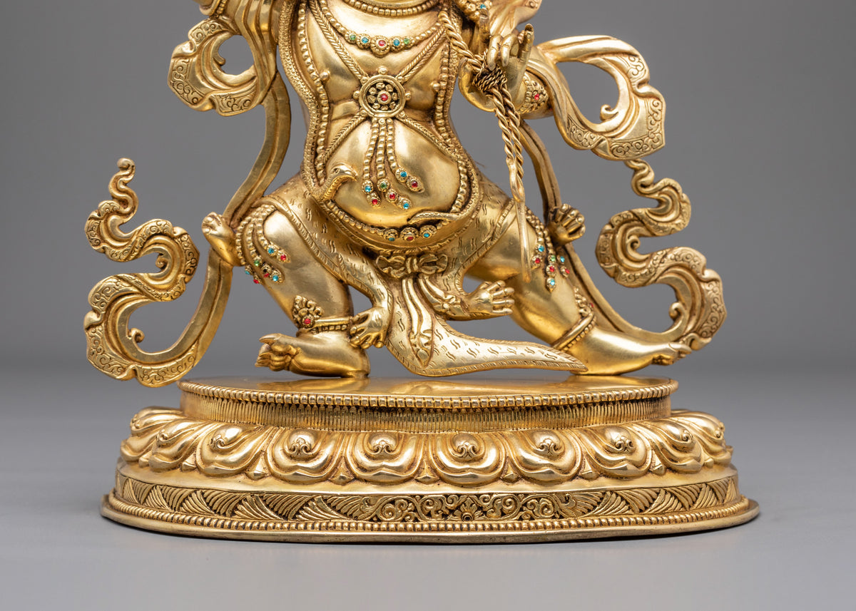 Vajrapani Bodhisattva: Wrathful Wisdom Deity Statue