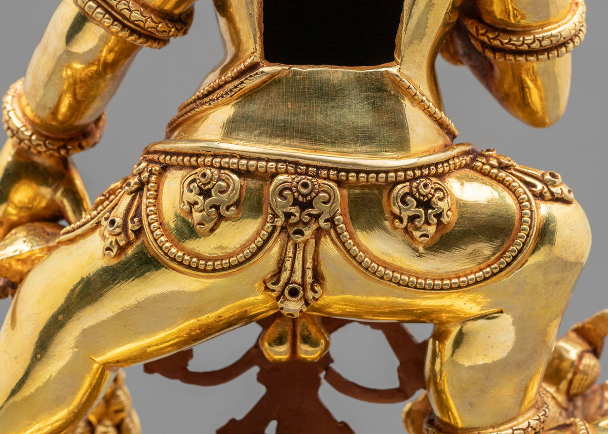 Black Jambhala Statue | Fierce Guardian of Sacred Wealth