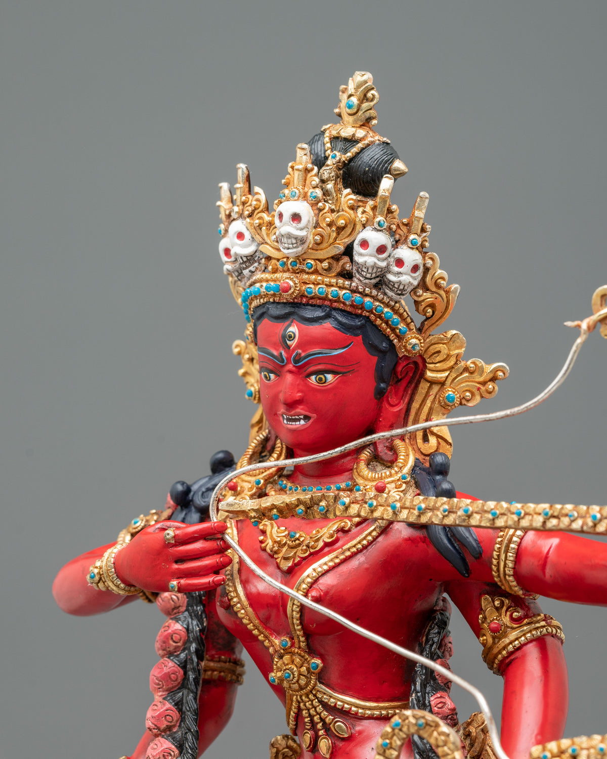 Kurukulla Statue | Gemstone Adorned Figurine