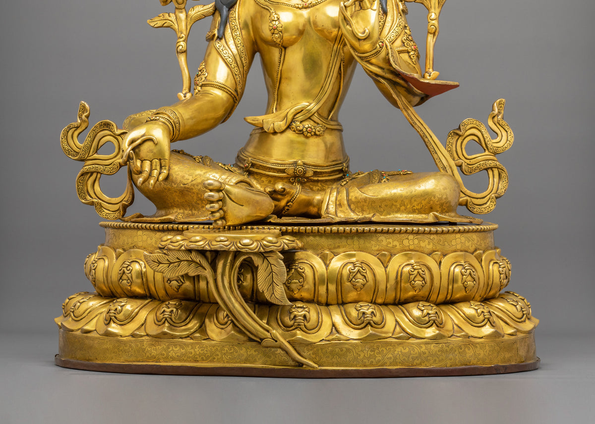 Mother of Liberation Green Tara Artwork: Buddhist Sacred Decor