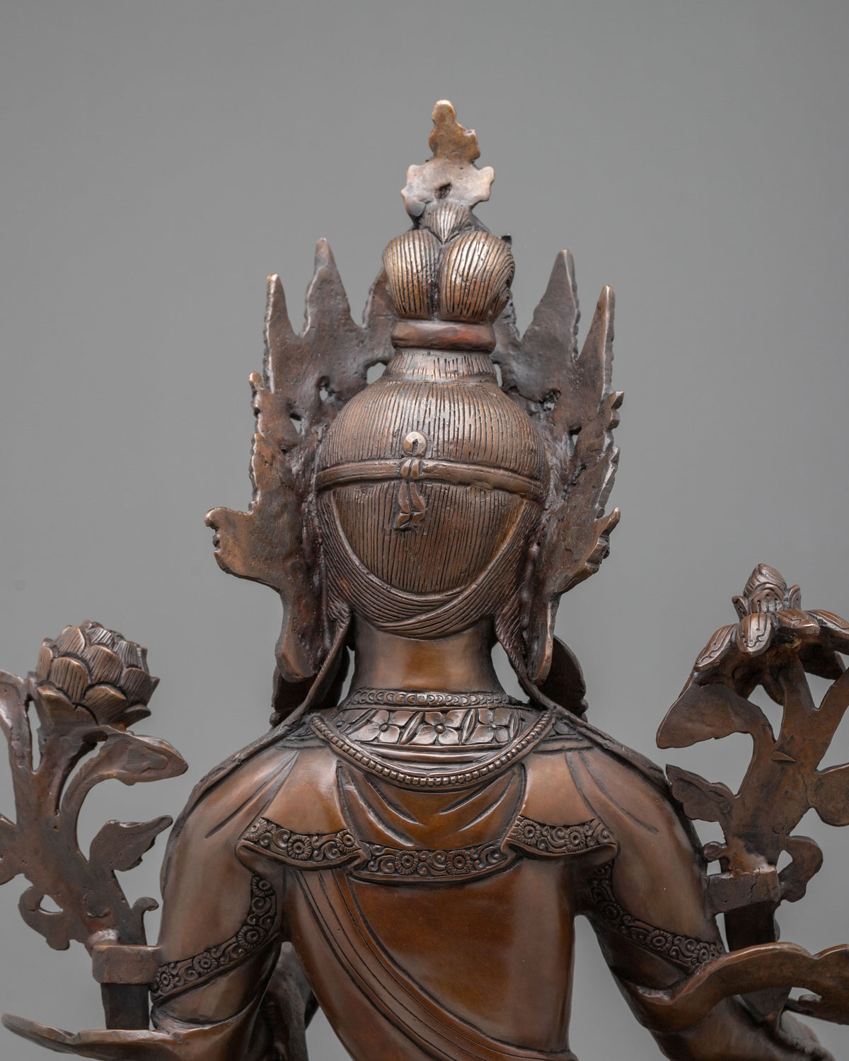 Mother Green Tara Oxidized Statue | Altar Home Decor