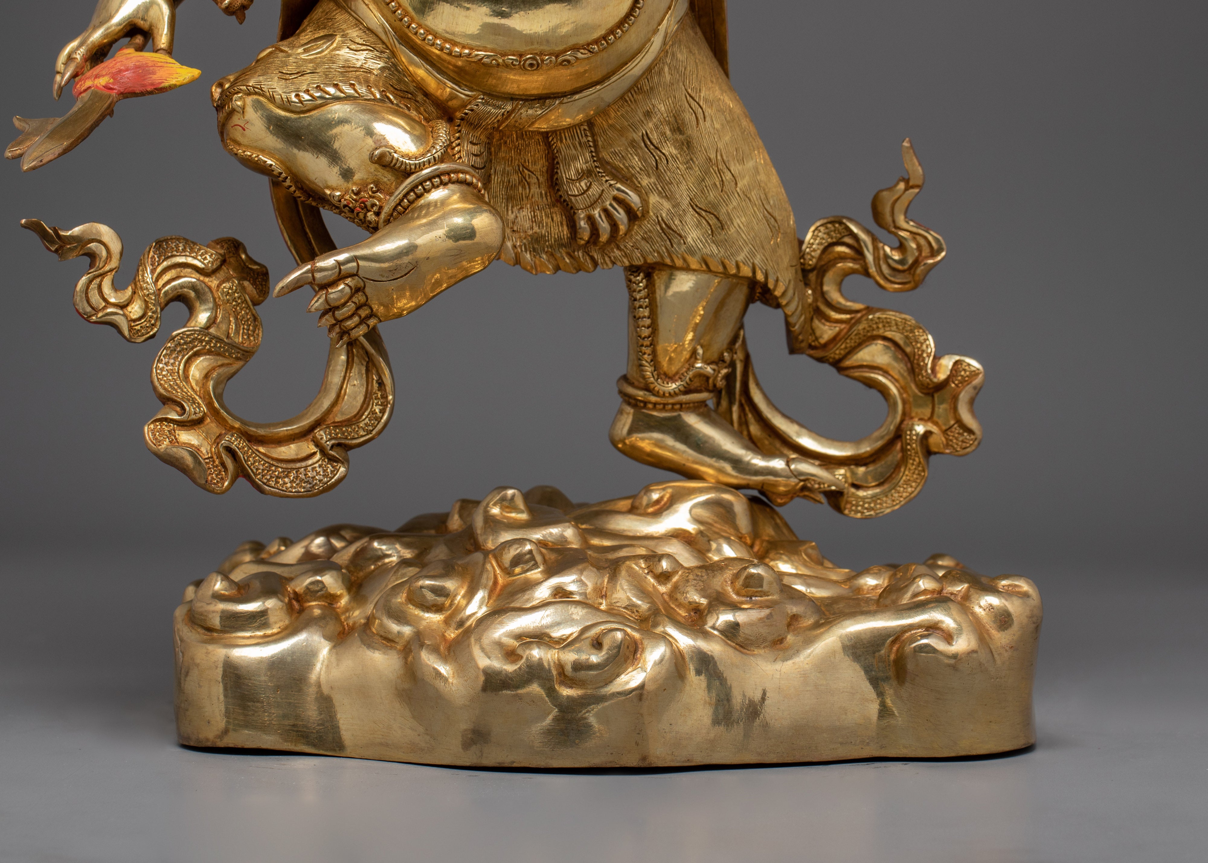 Uchusma, Karma Purifier Icon | Gold Gilded Nepali Statue