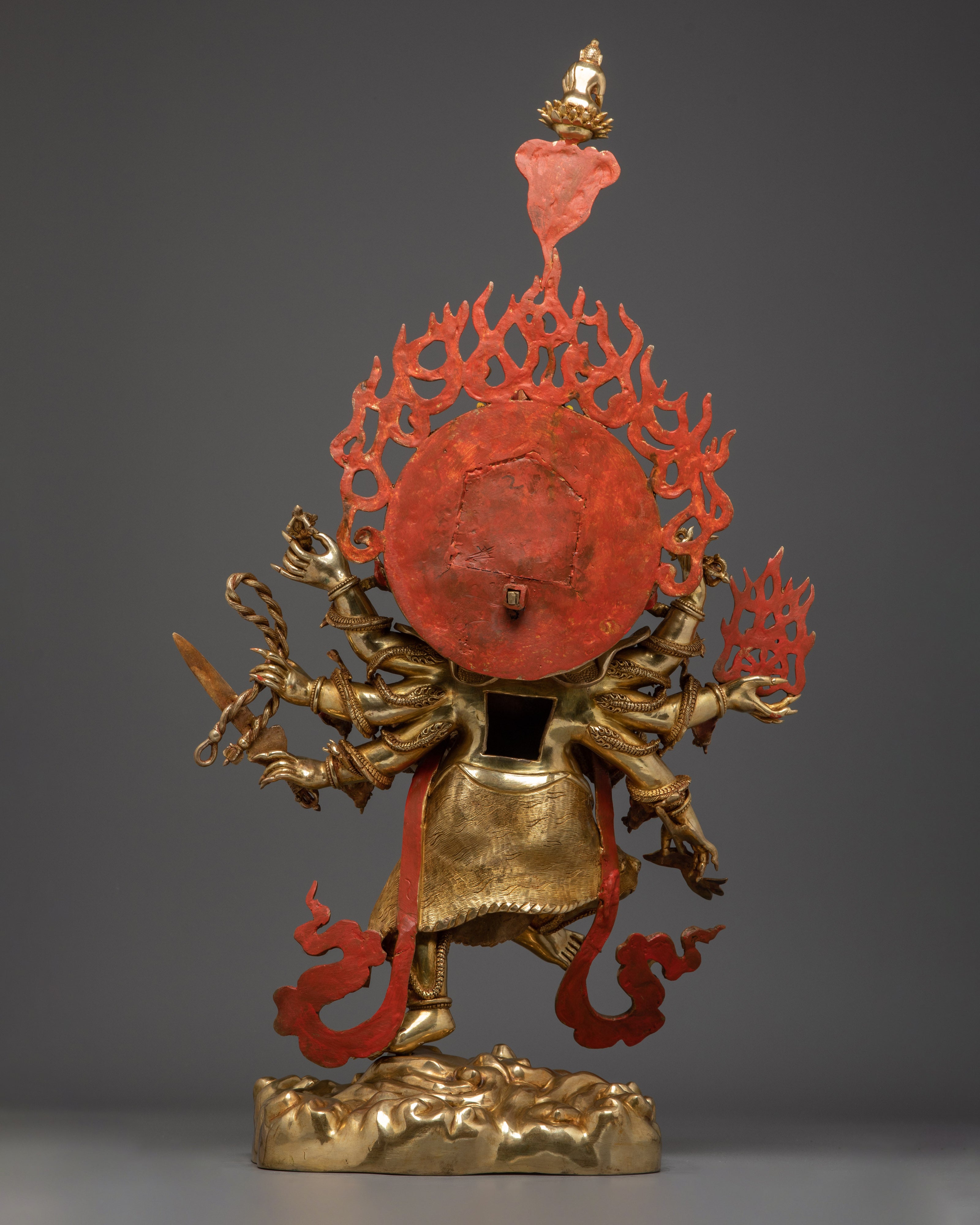 Uchusma, Karma Purifier Icon | Gold Gilded Nepali Statue