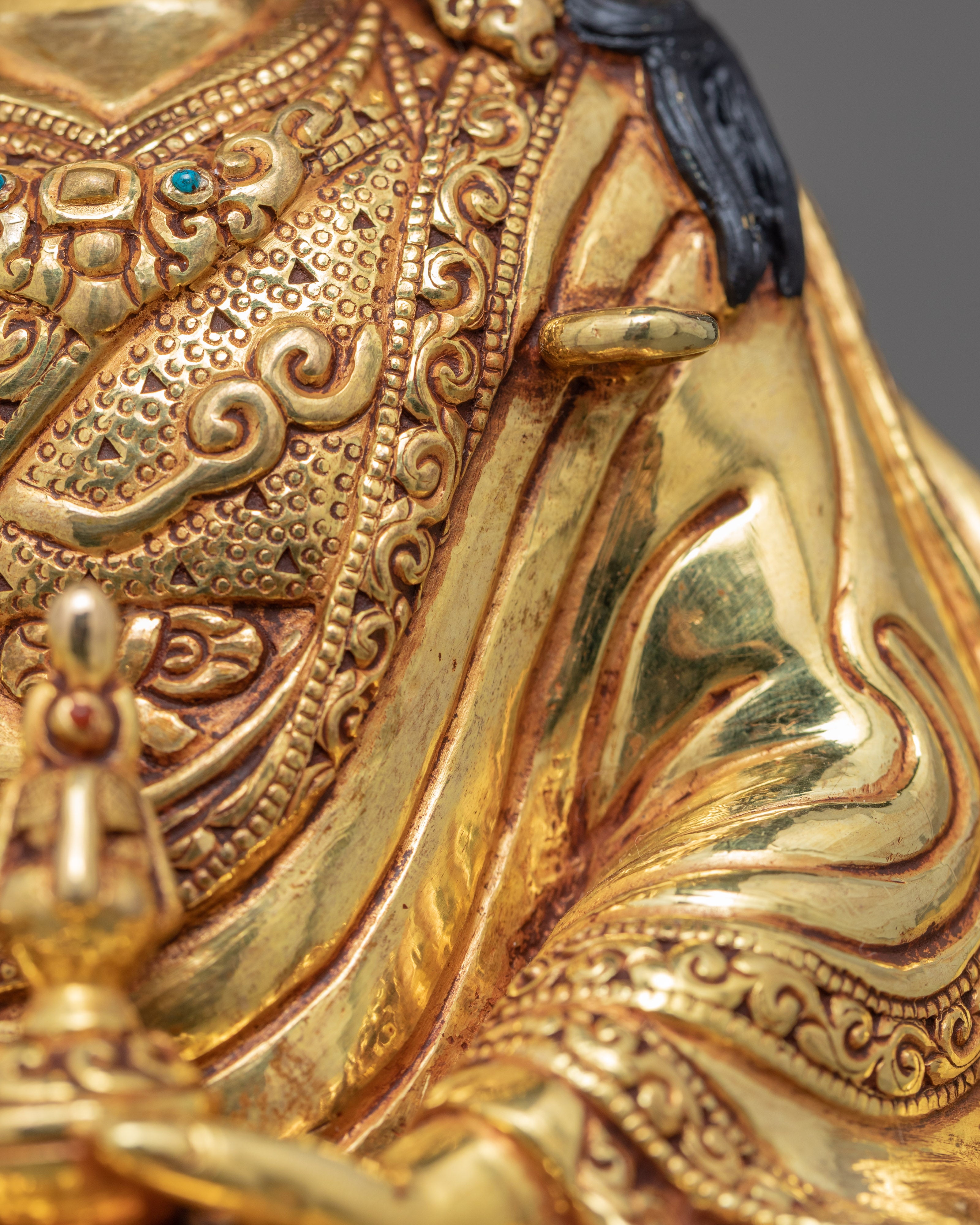 Padmasambhava Guru Statue | Finely Hand Carved Sculpture