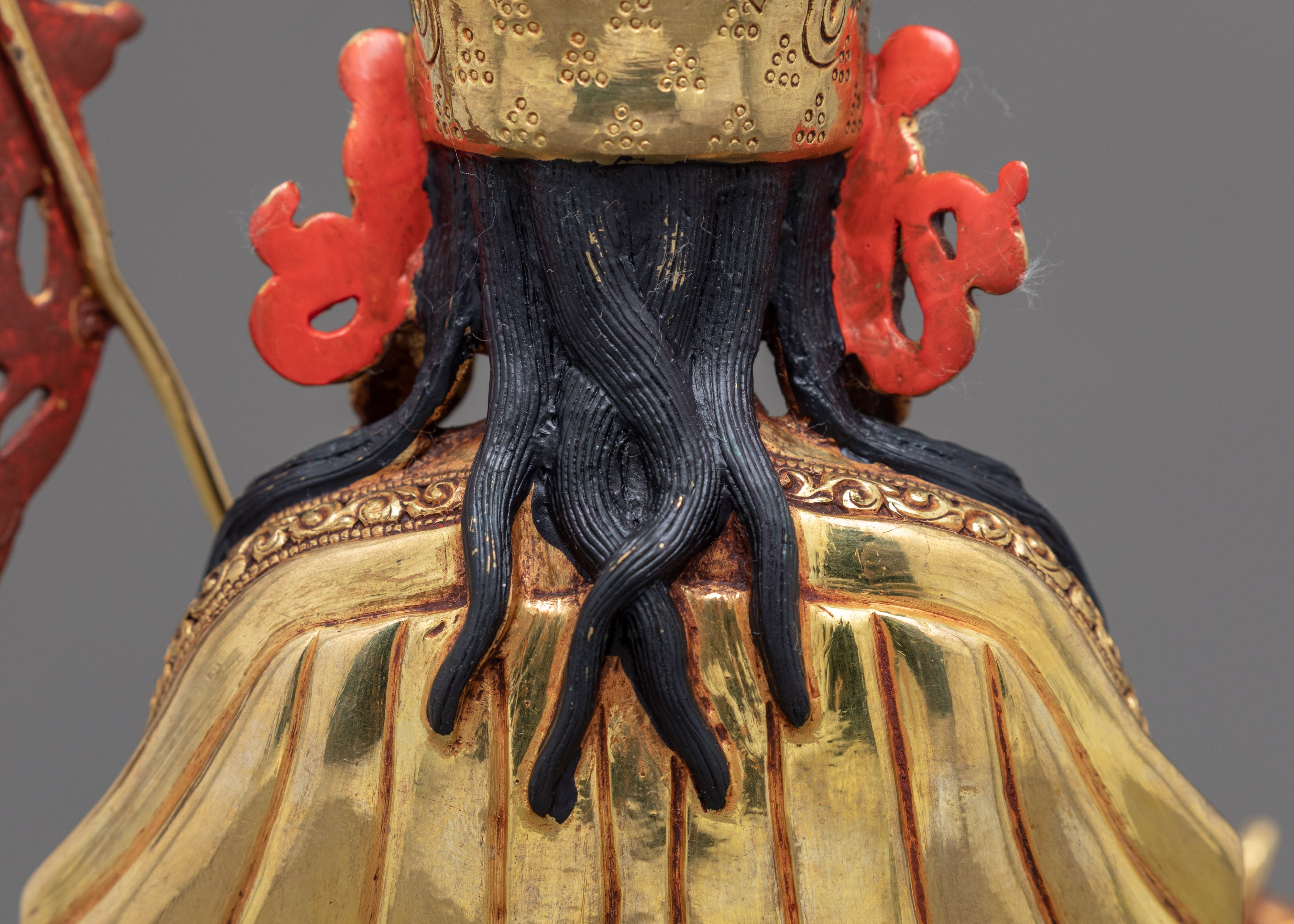 Padmasambhava Guru Statue | Finely Hand Carved Sculpture