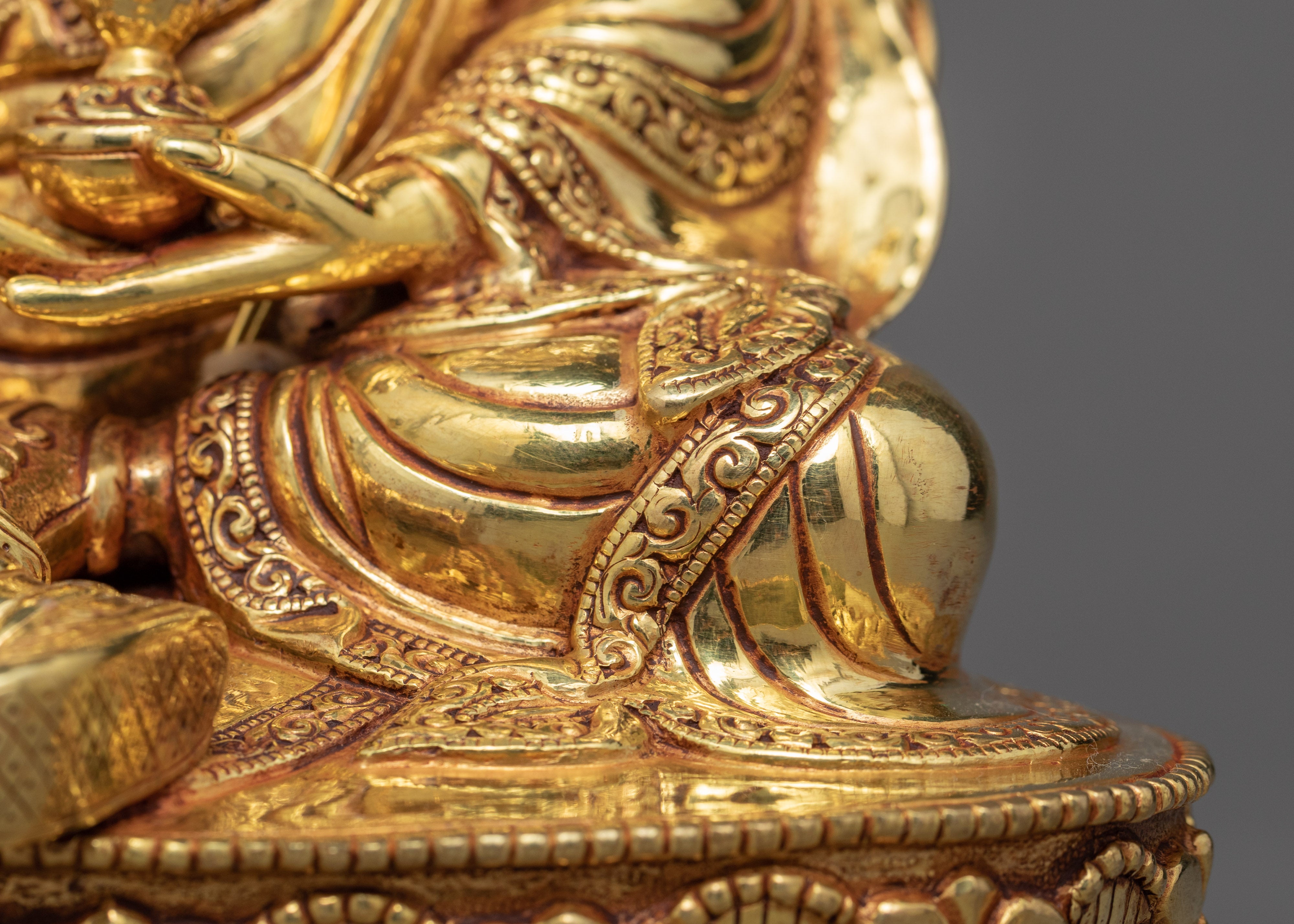Padmasambhava Guru Statue | Finely Hand Carved Sculpture