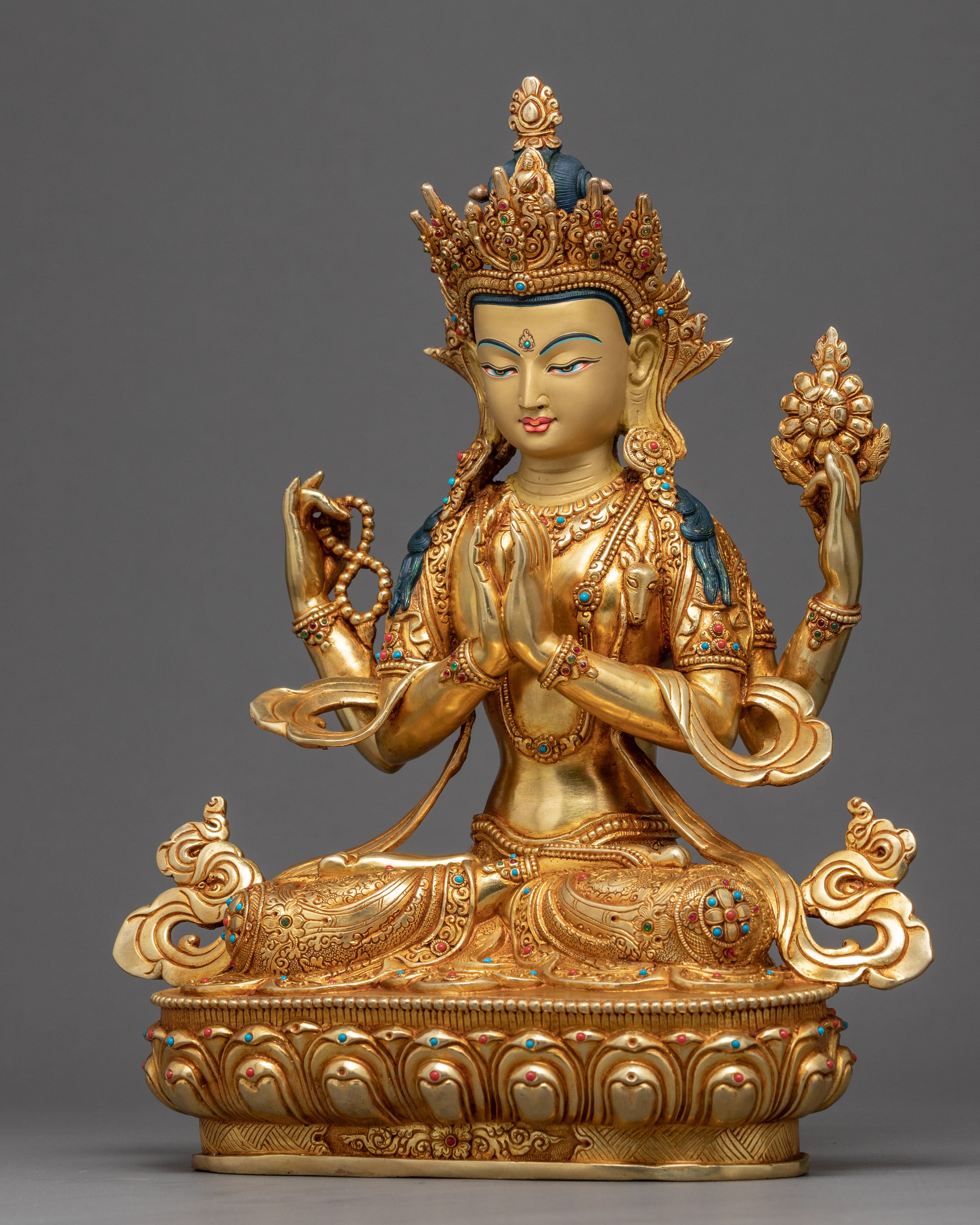 Bodhisattva Chenrezig Statue | Himalayan Art of Nepal