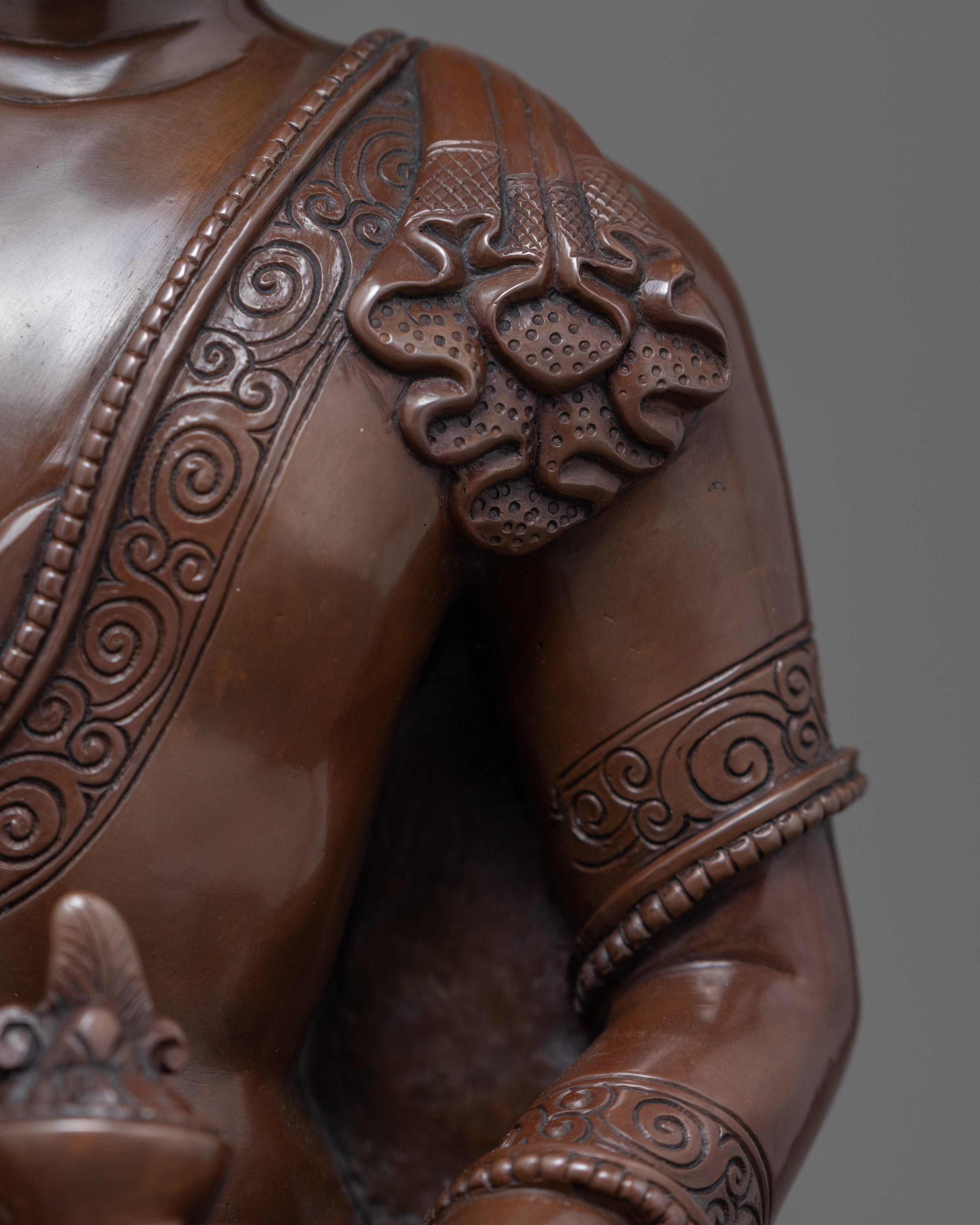 Lapis Lazuli Medicine Buddha Statue | Handmade Sculpture Art