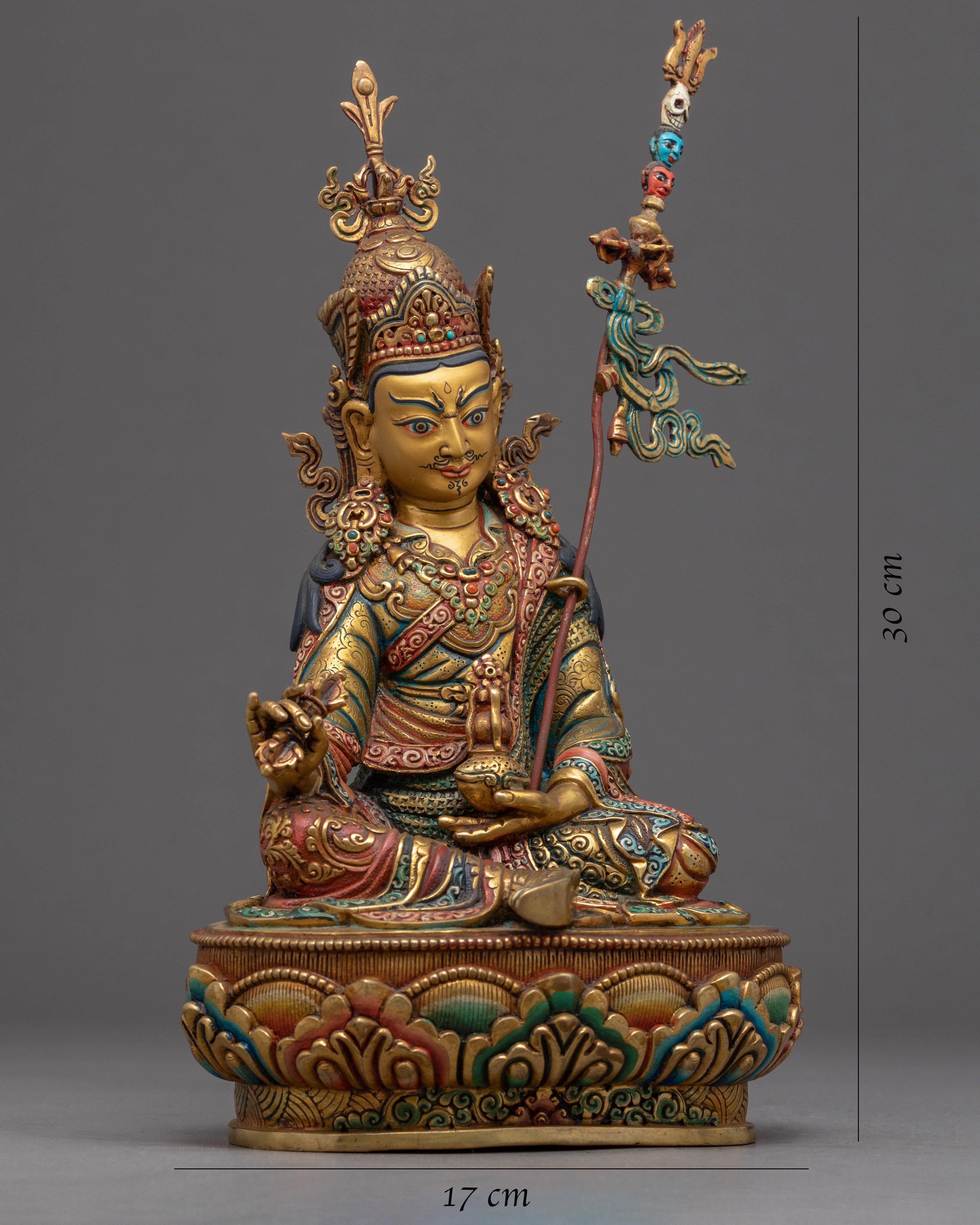Guru Padmasambhava Sculpture Art | Tibetan Tantric Master