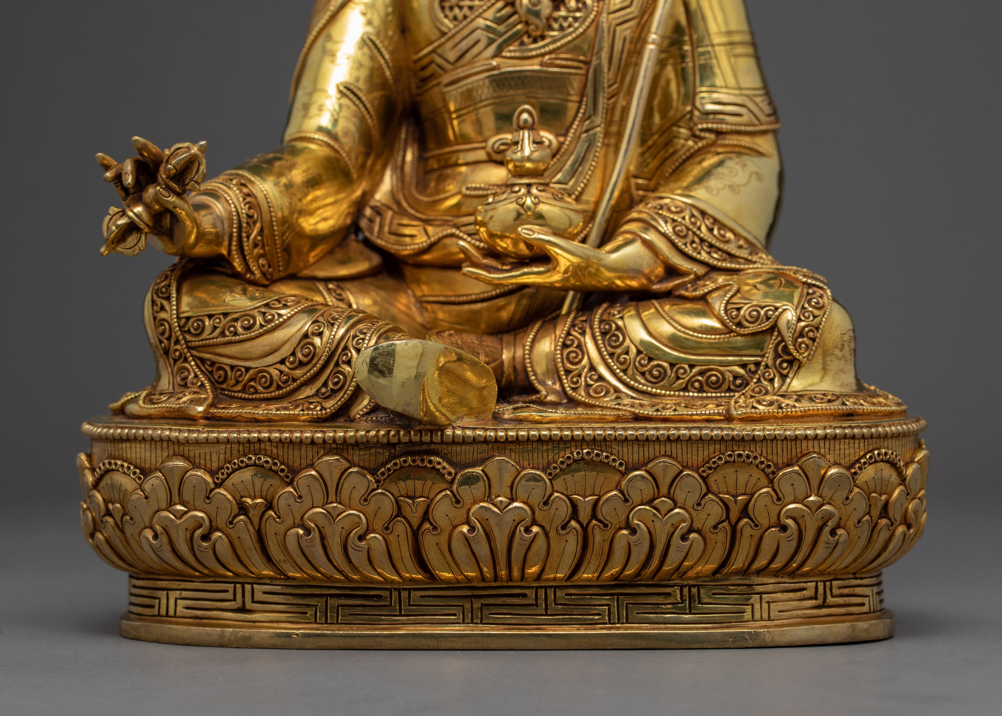 Padmasambhava Art | Hand-Carved Buddhist Deity Sculpture