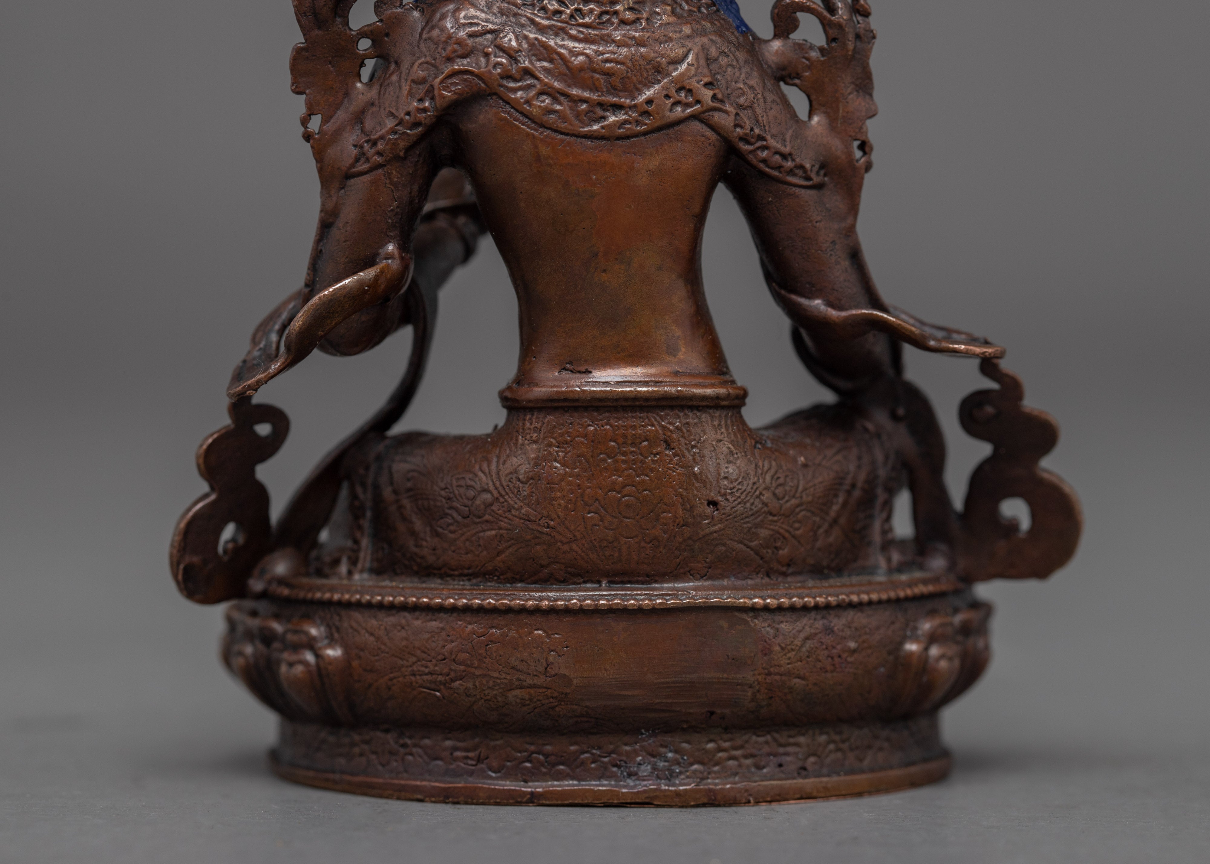 Miniature Green Tara Sculpture | Himalayan Buddhist Art