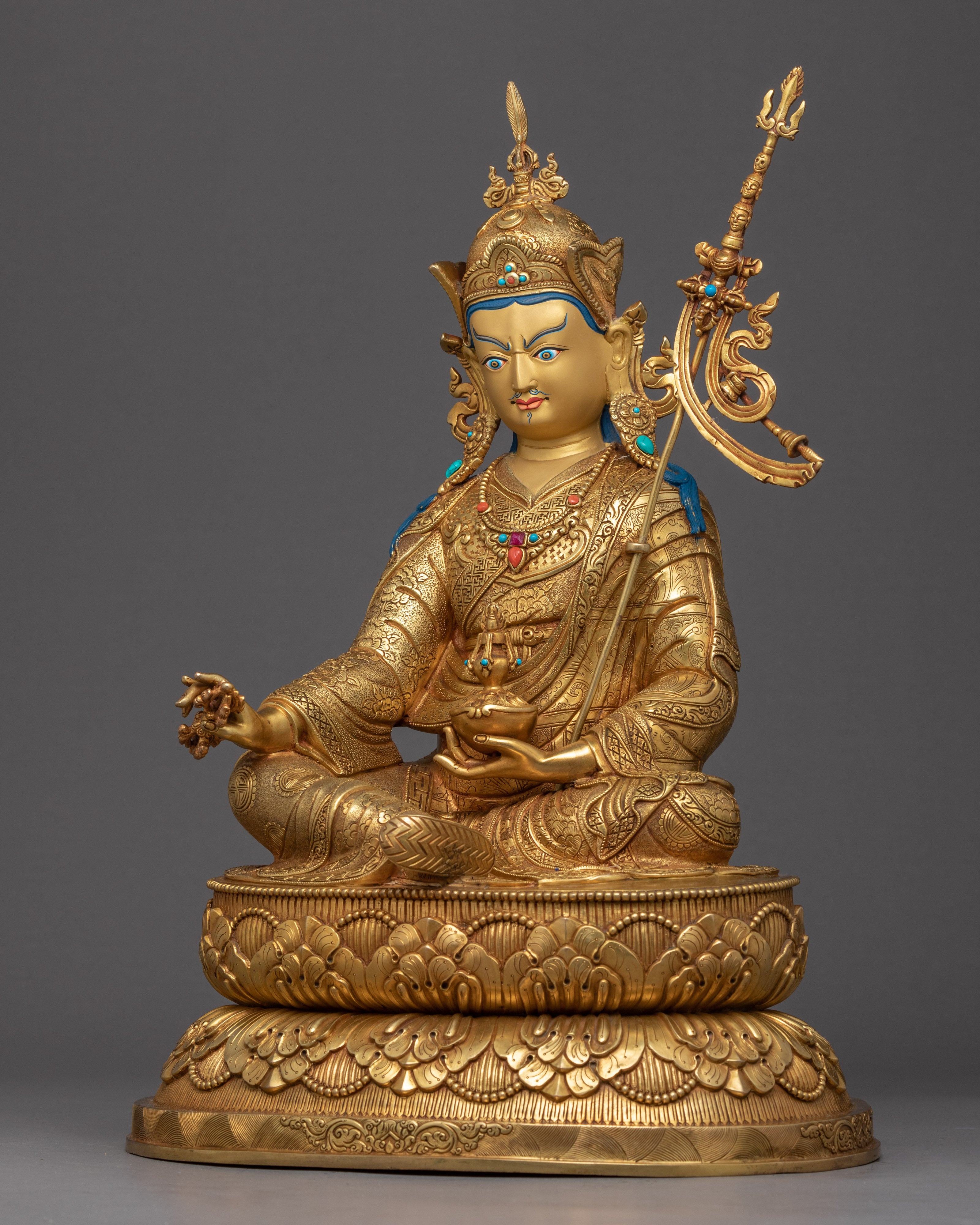 Guru Rinpoche Padmasambhava Sculpture | Handmade Artwork