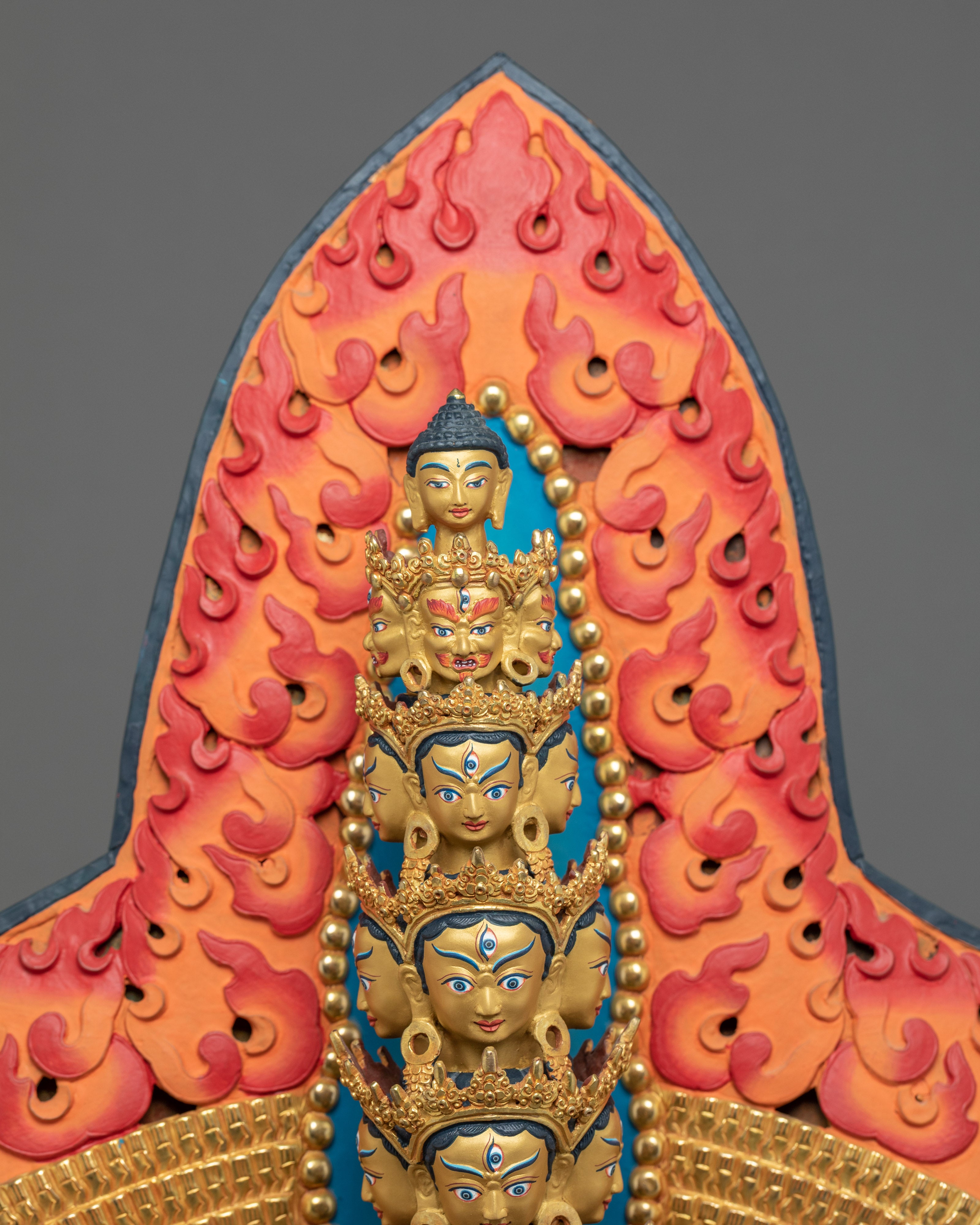 Handcrafted Dukar Sitatapatra Statue | Himalayan art | White Umbrella Deity