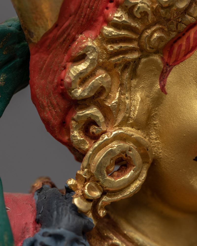 Dorje Phagmo Statue | Gold Gilded Tibetan Art