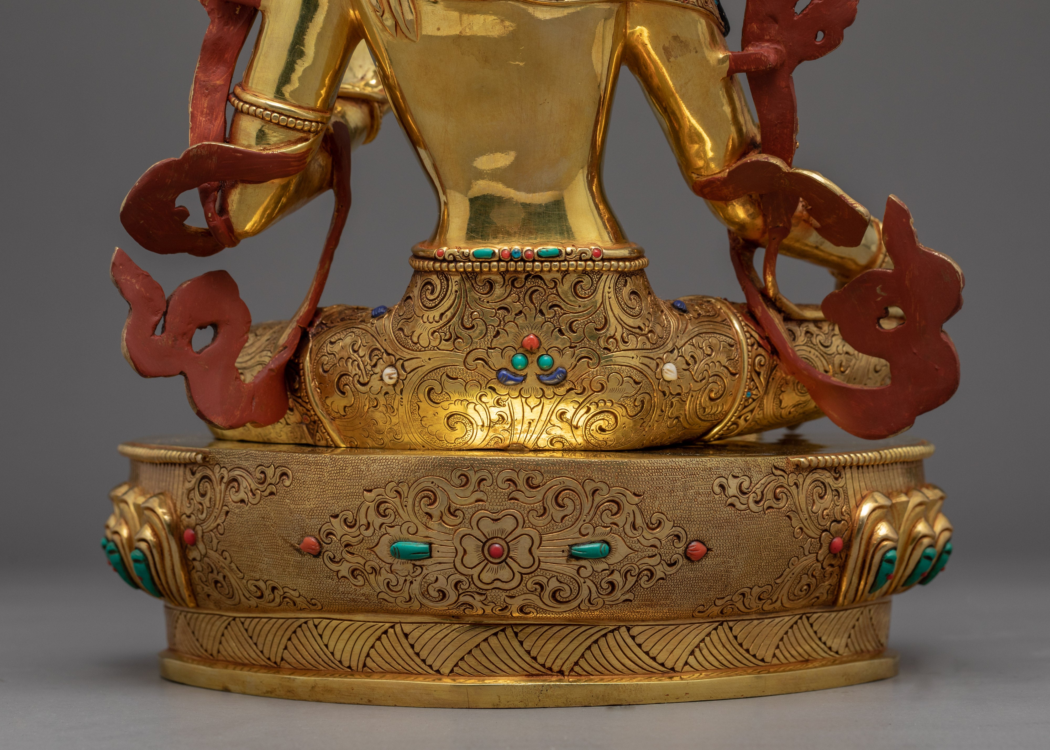 Green Tara Female Buddha | Hand-crafted Mother Tara Statue