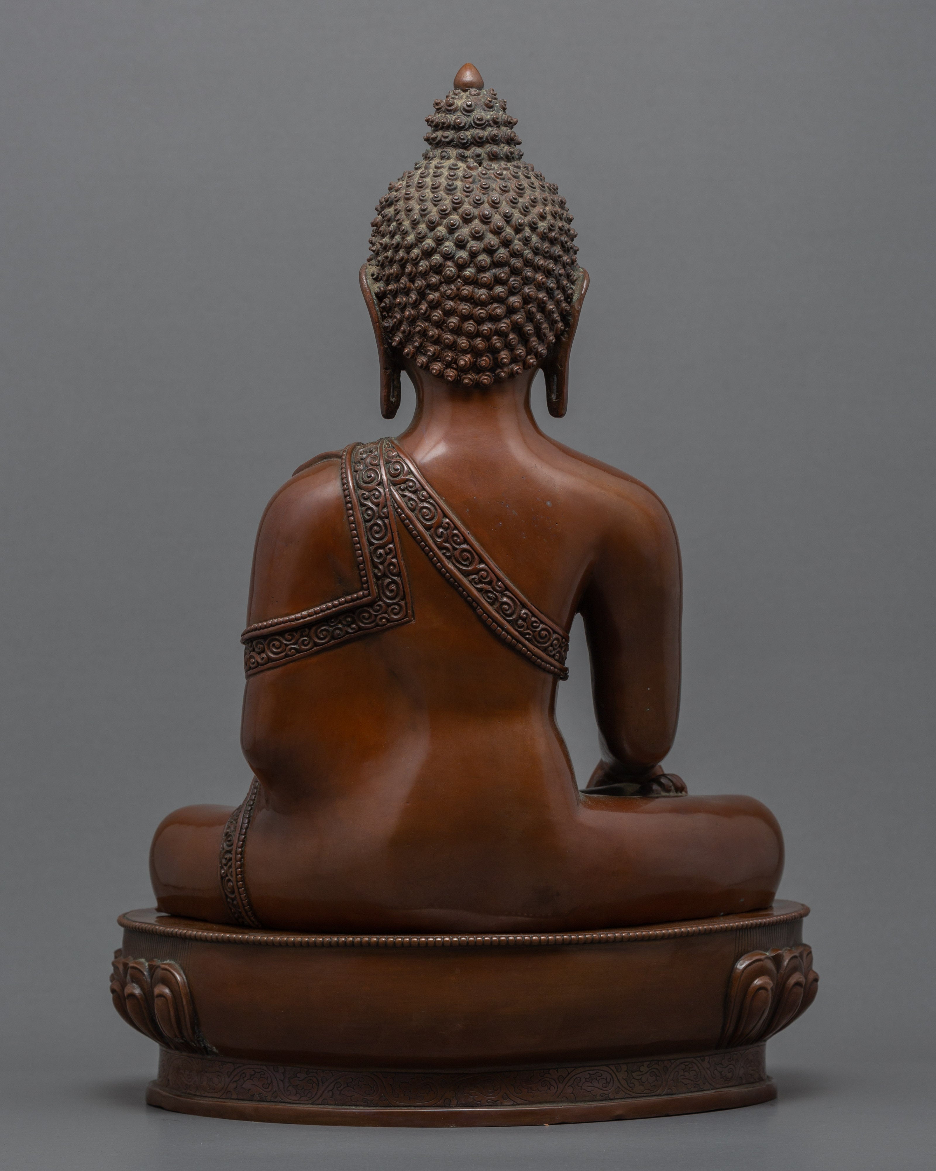The Buddha Shakyamuni Statue | Traditional Himalayan Art