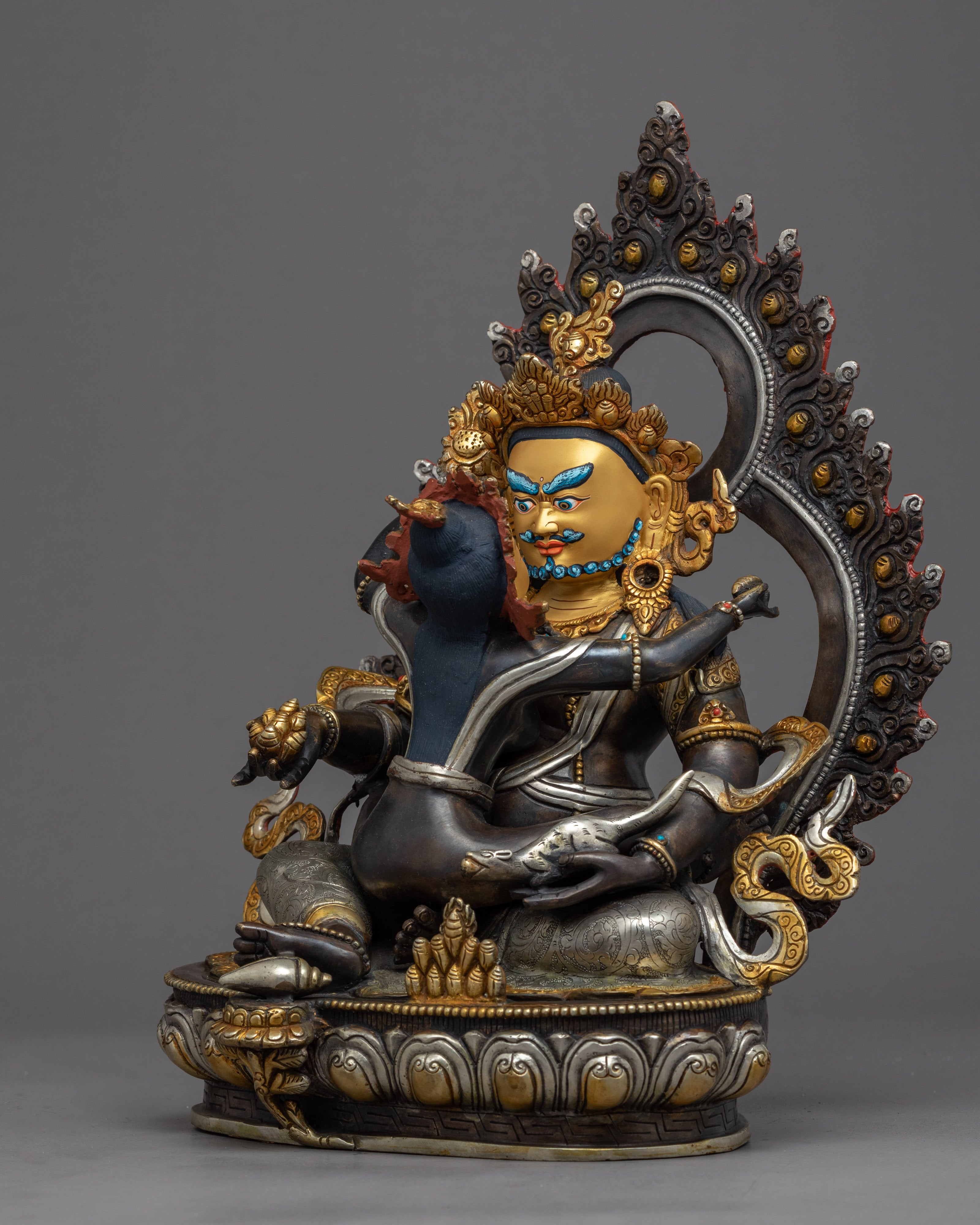 Red Dzambhala Statue | Wealth Deity of Buddhism