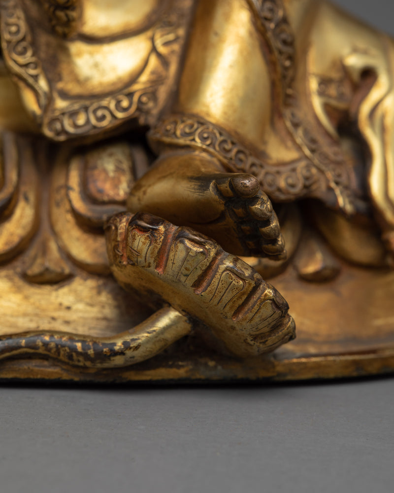 Kshitigarbha Bodhisattva Statue | Hand-Carved Buddhist Sculpture