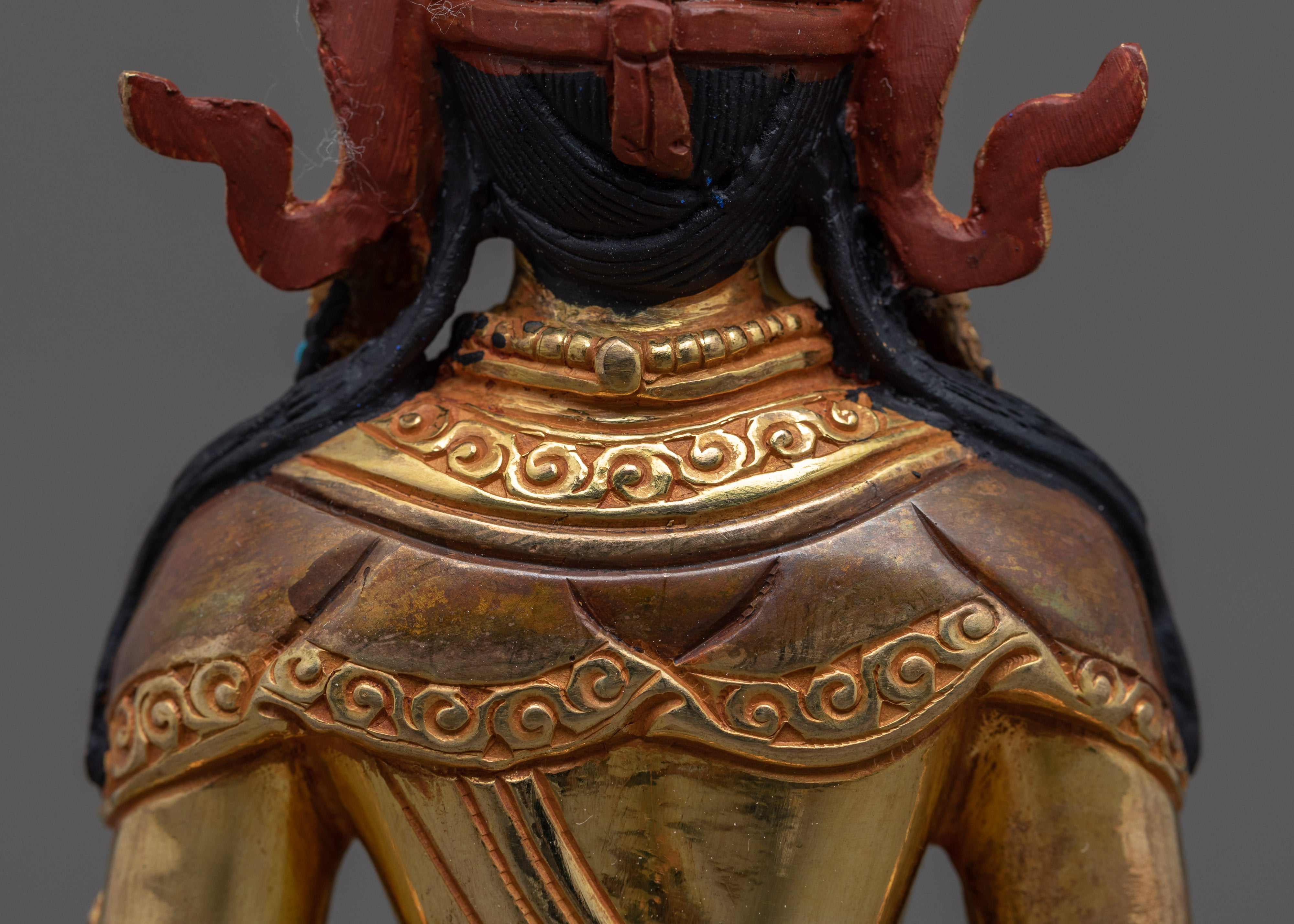 Long Life Buddha Amitayus Sculpture | Traditionally Hand Carved Art