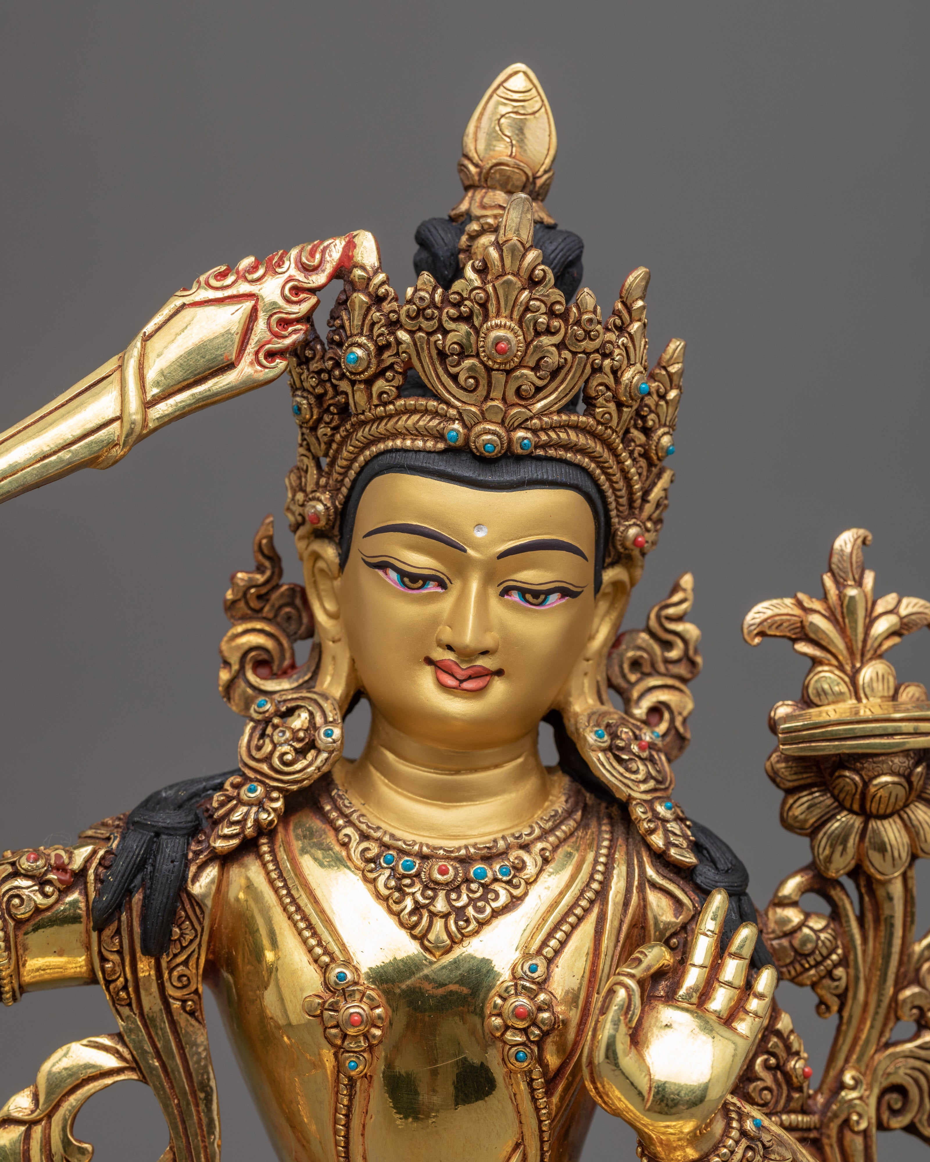 Bodhisattvas Sculpture Set Nepal | Traditionally Handcrafted Buddhist Set