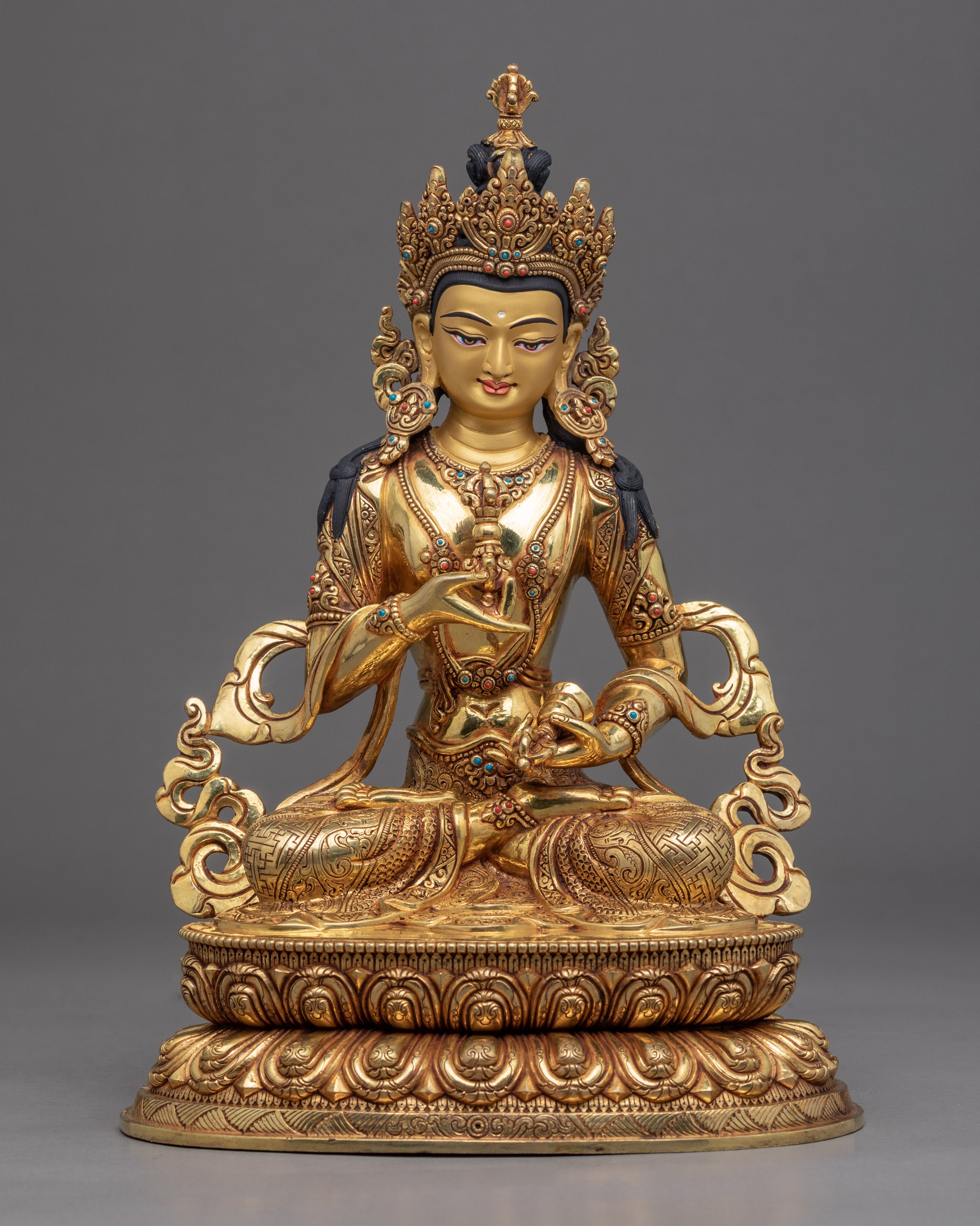 Bodhisattvas Sculpture Set Nepal | Traditionally Handcrafted Buddhist Set