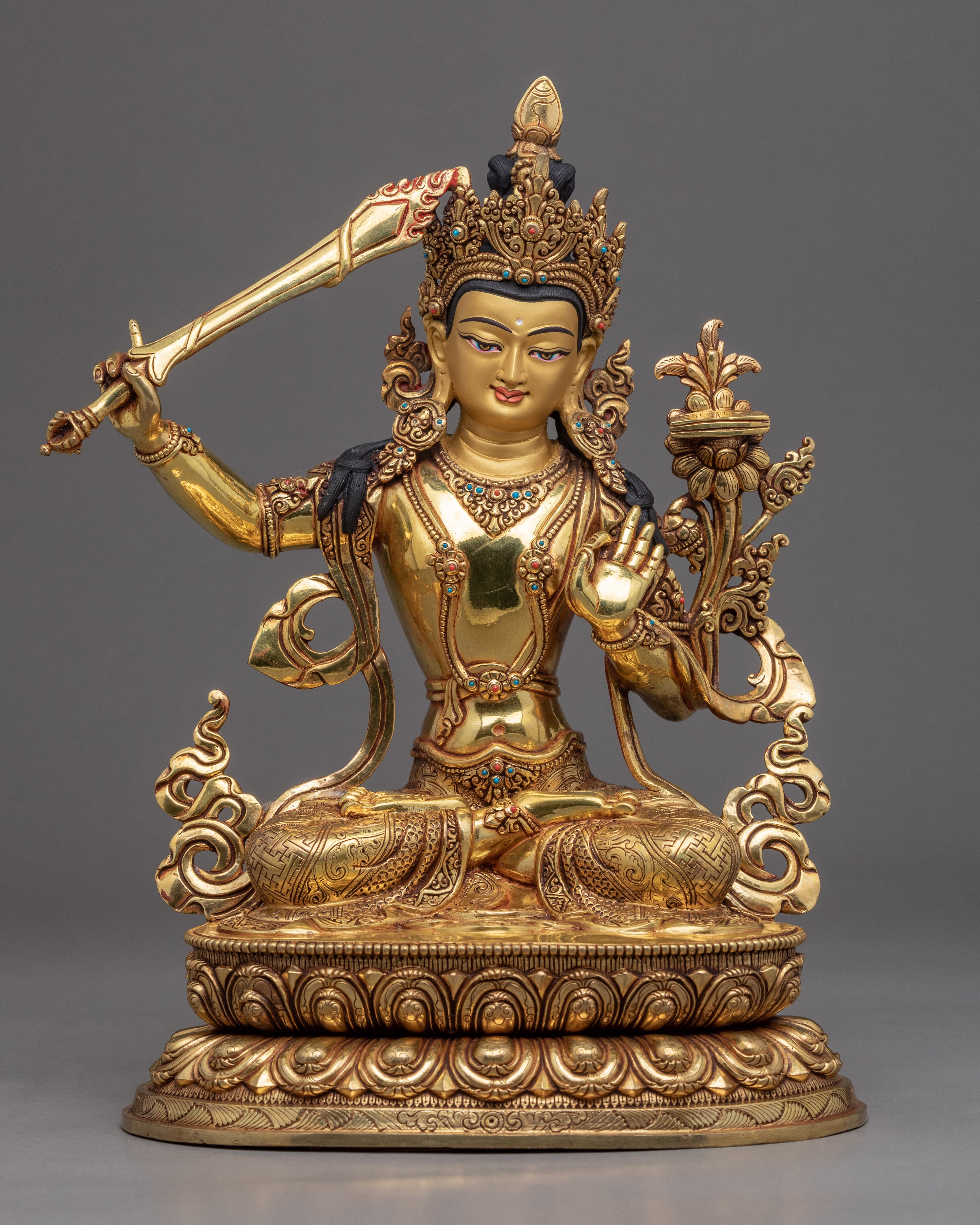 Bodhisattvas Sculpture Set Nepal | Traditionally Handcrafted Buddhist Set