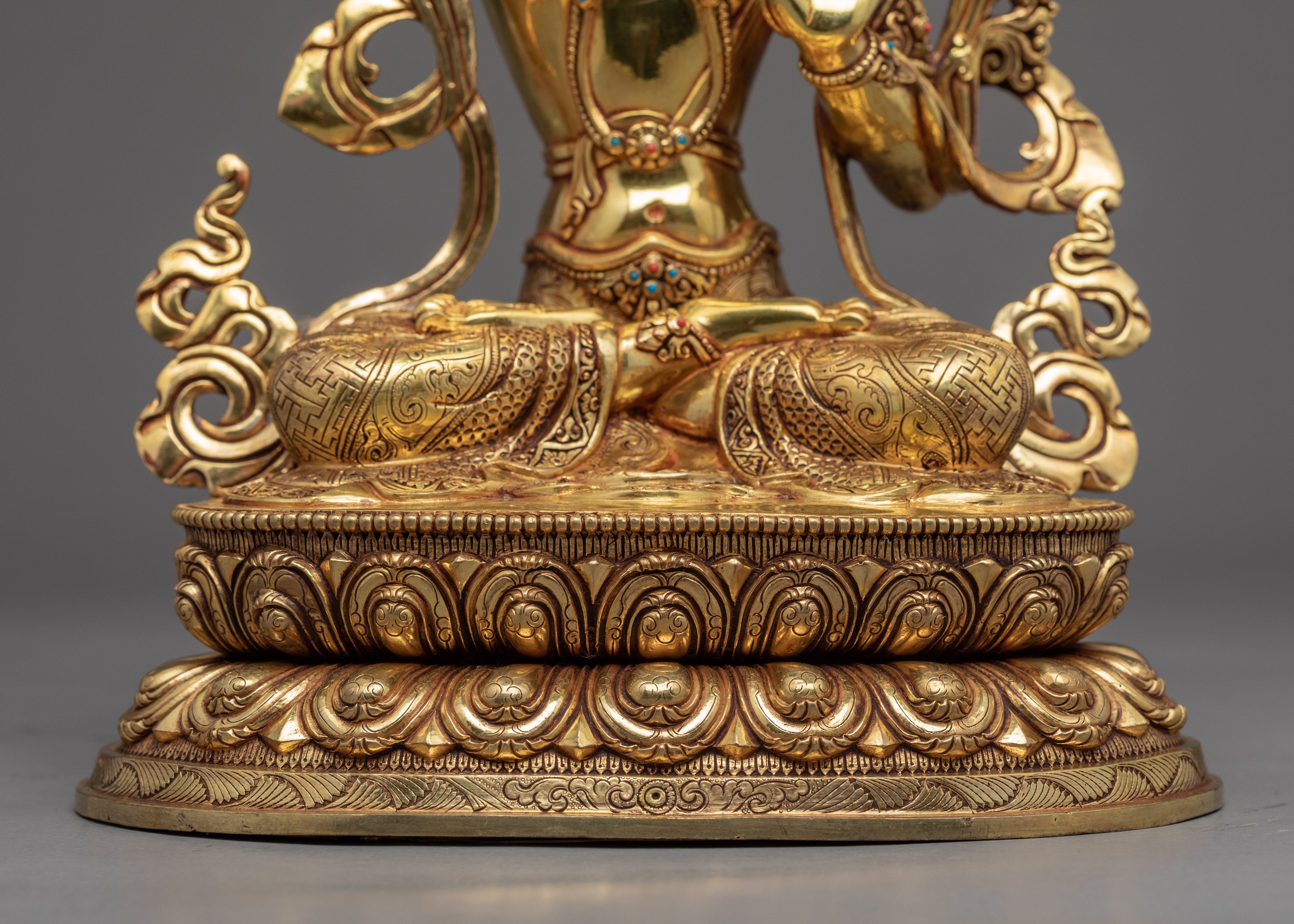 Bodhisattvas Sculpture Set Nepal | Traditionally Handcrafted Buddhist Set