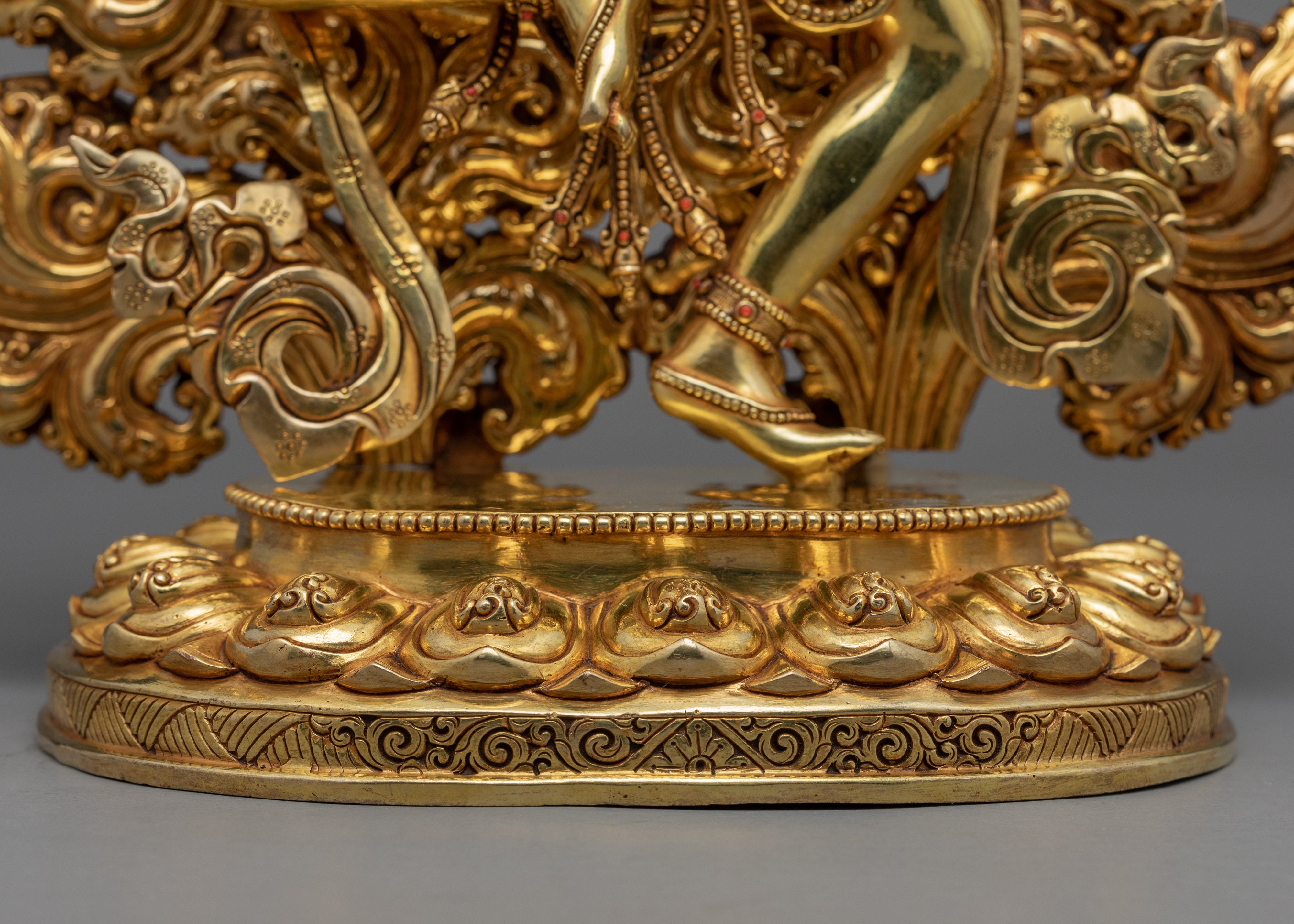 Machig Labdron Gold Sculpture | Hand Crafted Himalayan Art