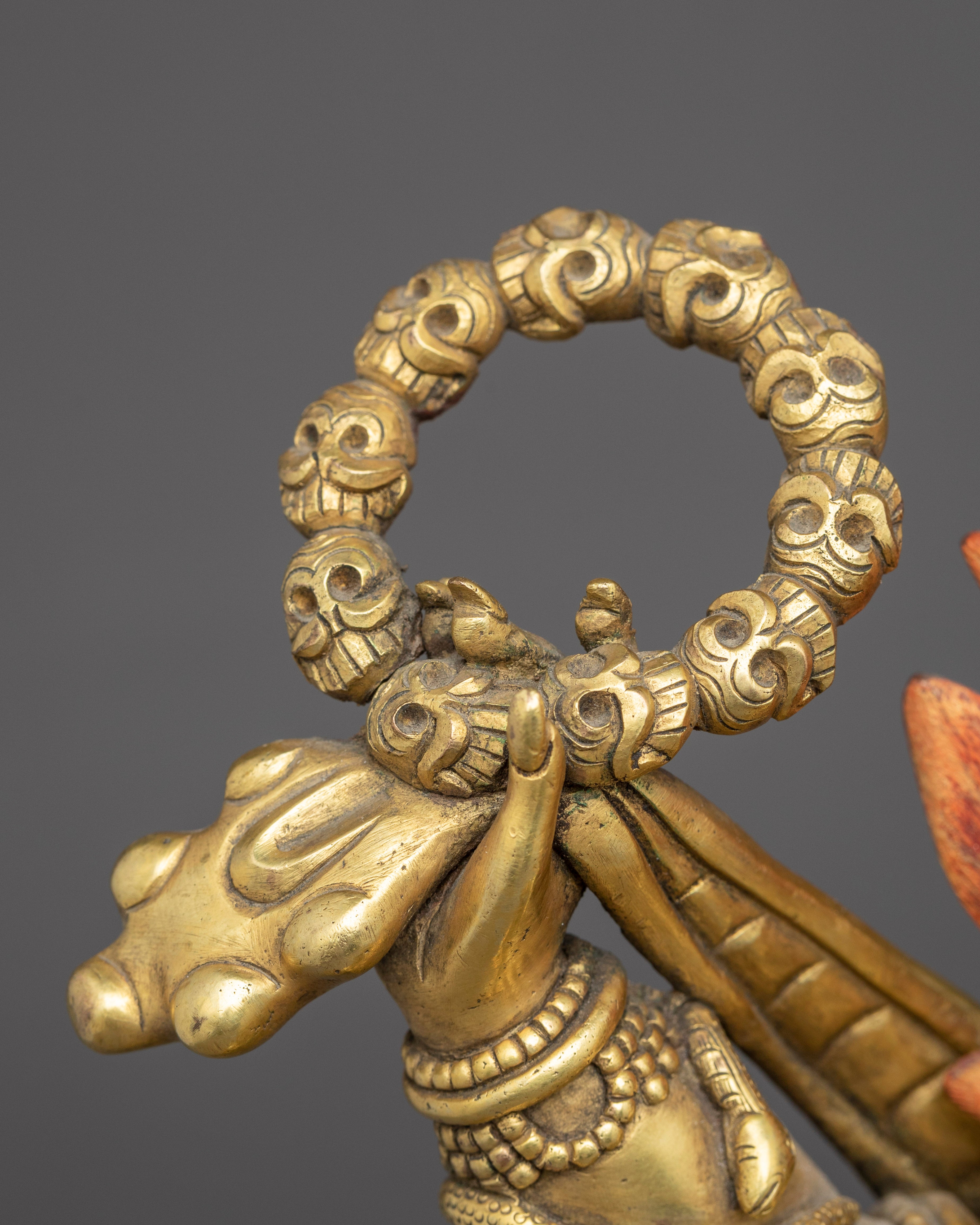 6 Armed Mahakala Statue | Traditional Himalayan Art