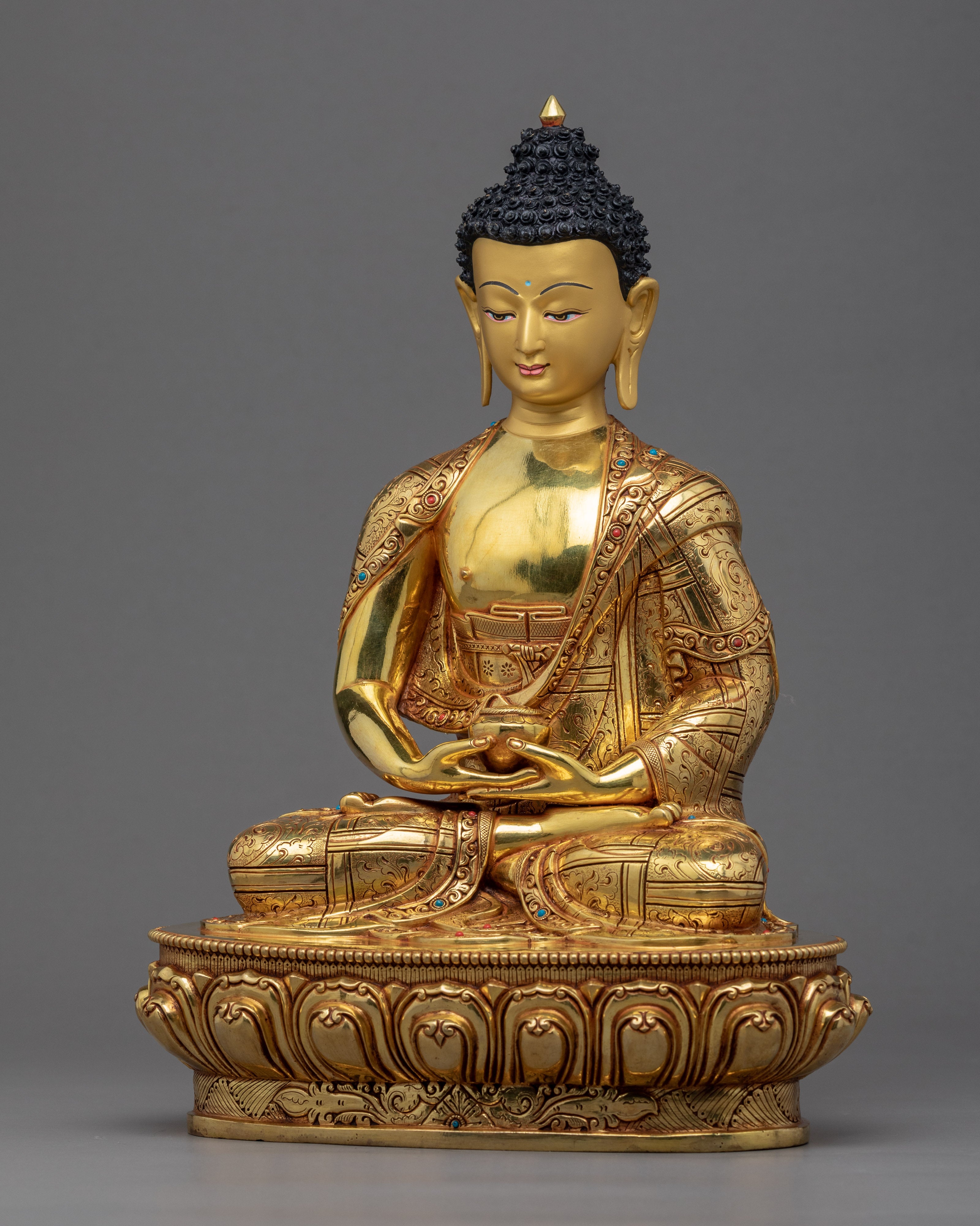 Amitabha Meditation Statue | Hand-Carved Buddhist Deity Sculpture - Termatree