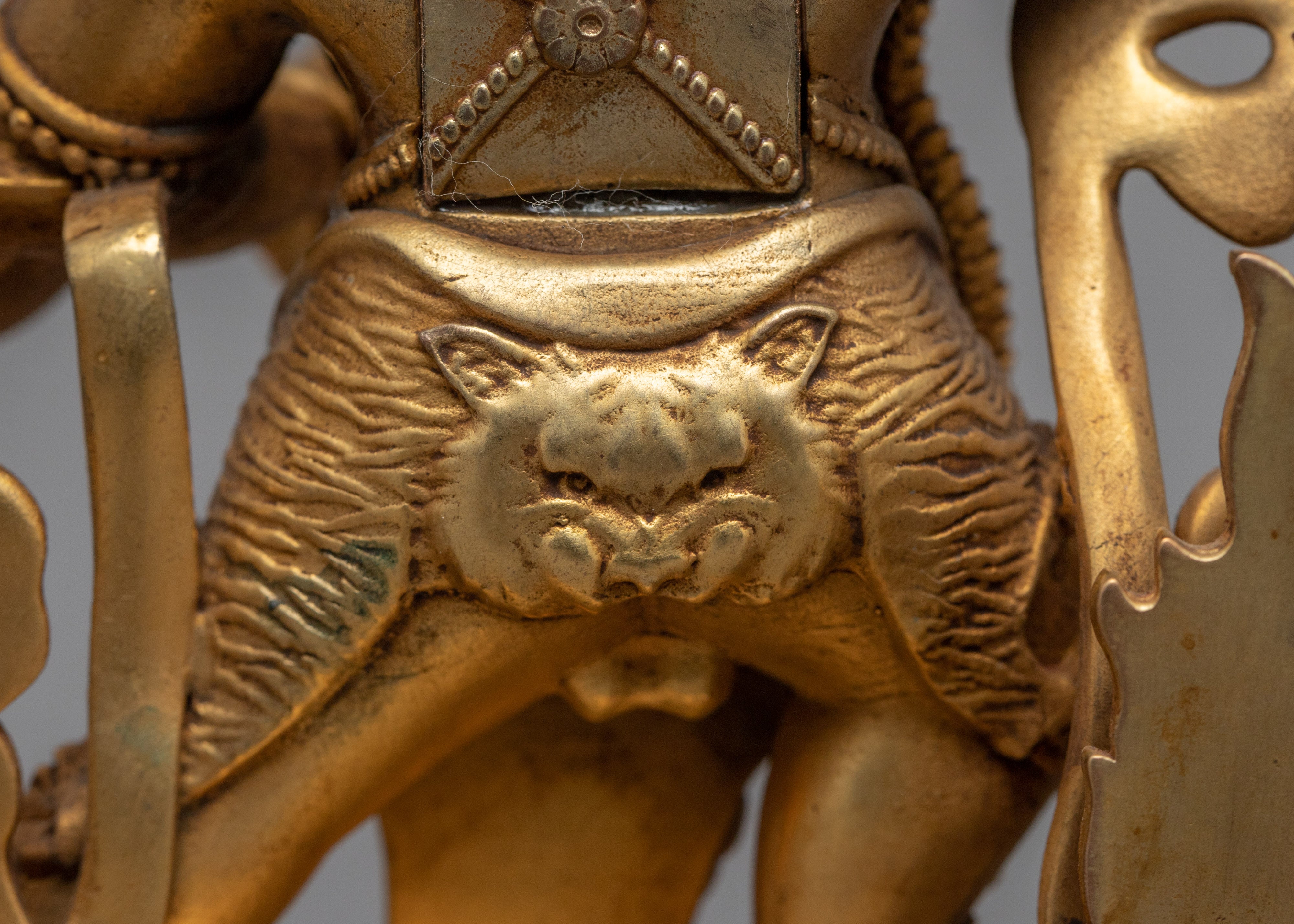 Vajrapani Kadampa Statue | 24K Gold Machine Made Statue