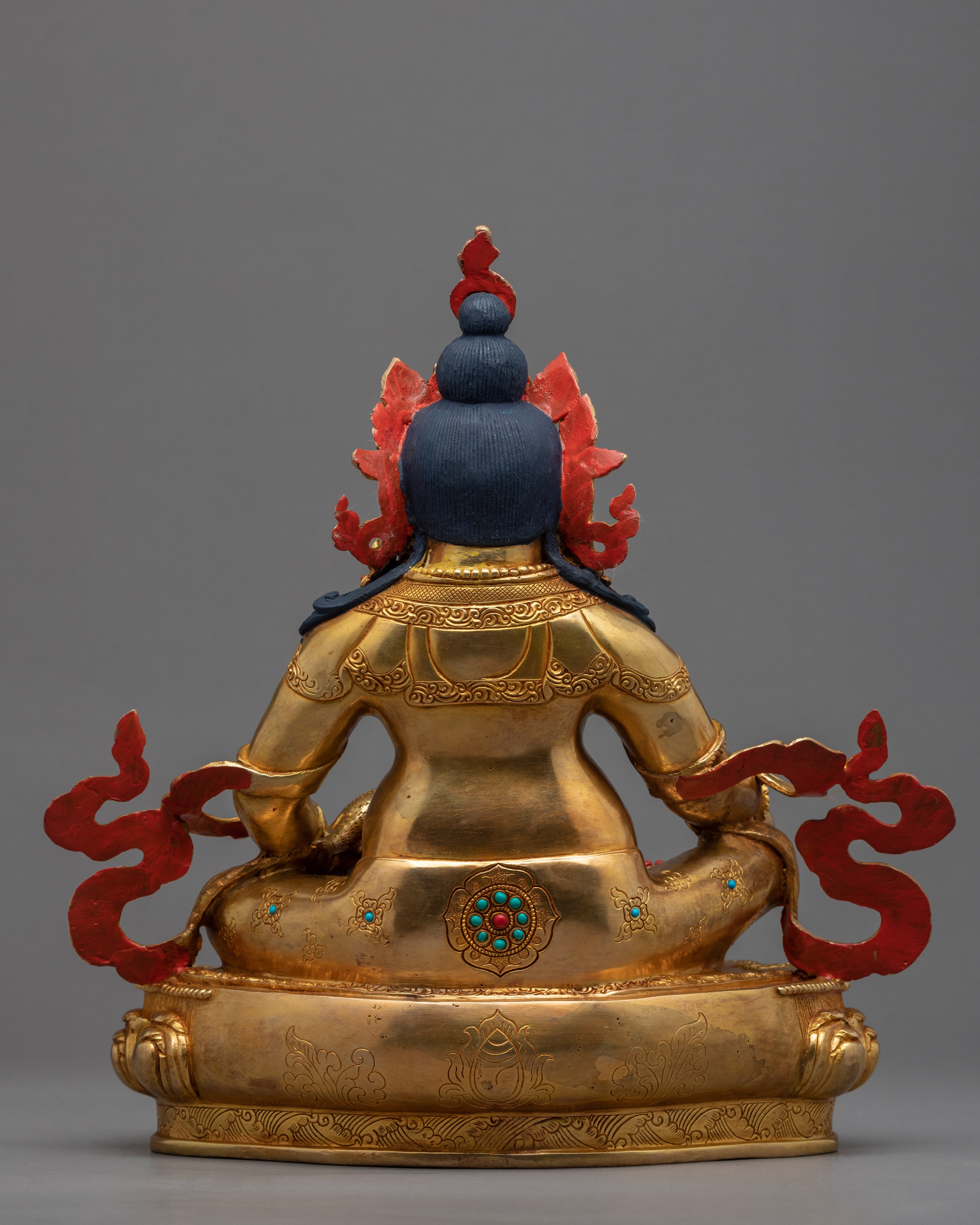 Deity Of Wealth And Prosperity Statue | Traditional Dzambhala Artwork