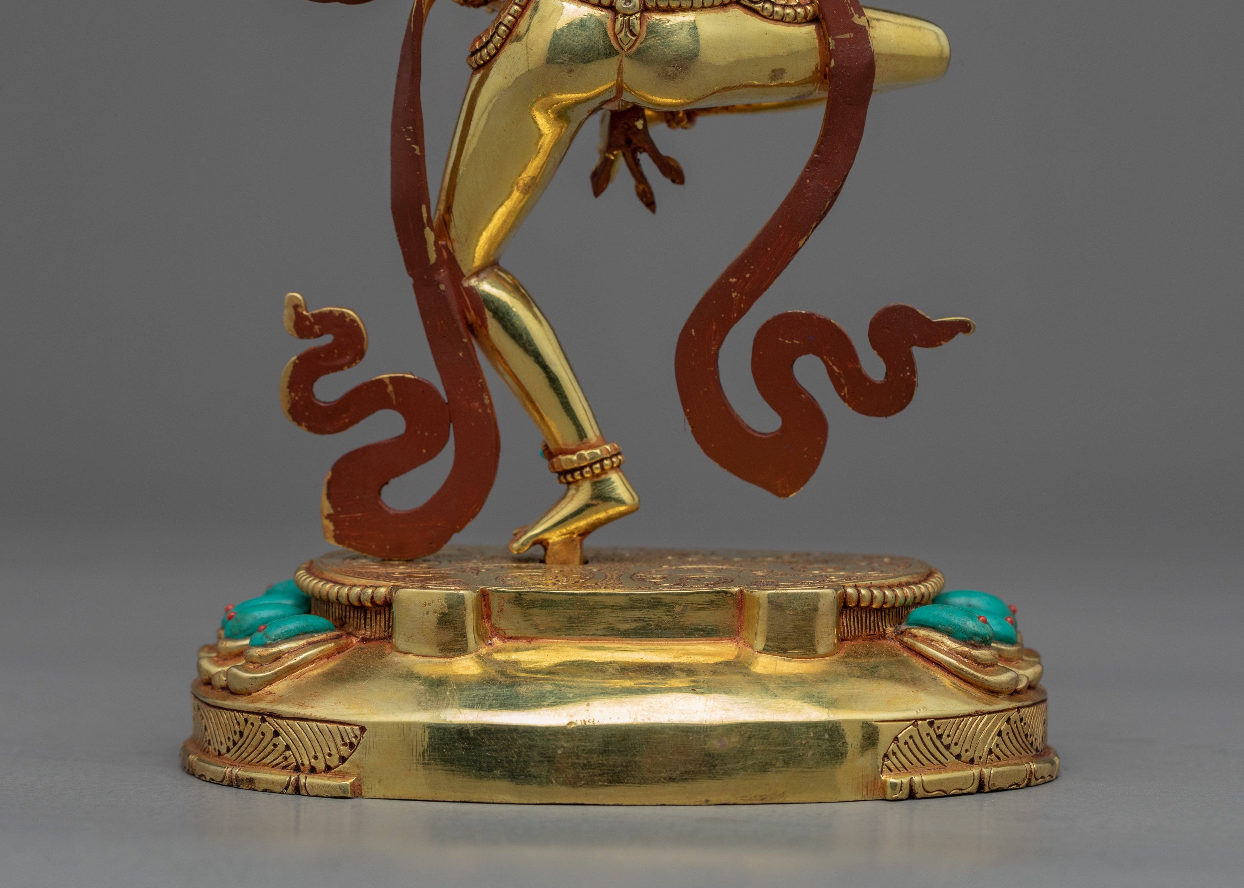 Machig Labdron Chod Practice Statue | Traditional Tibetan Dakini Sculpture - Termatree
